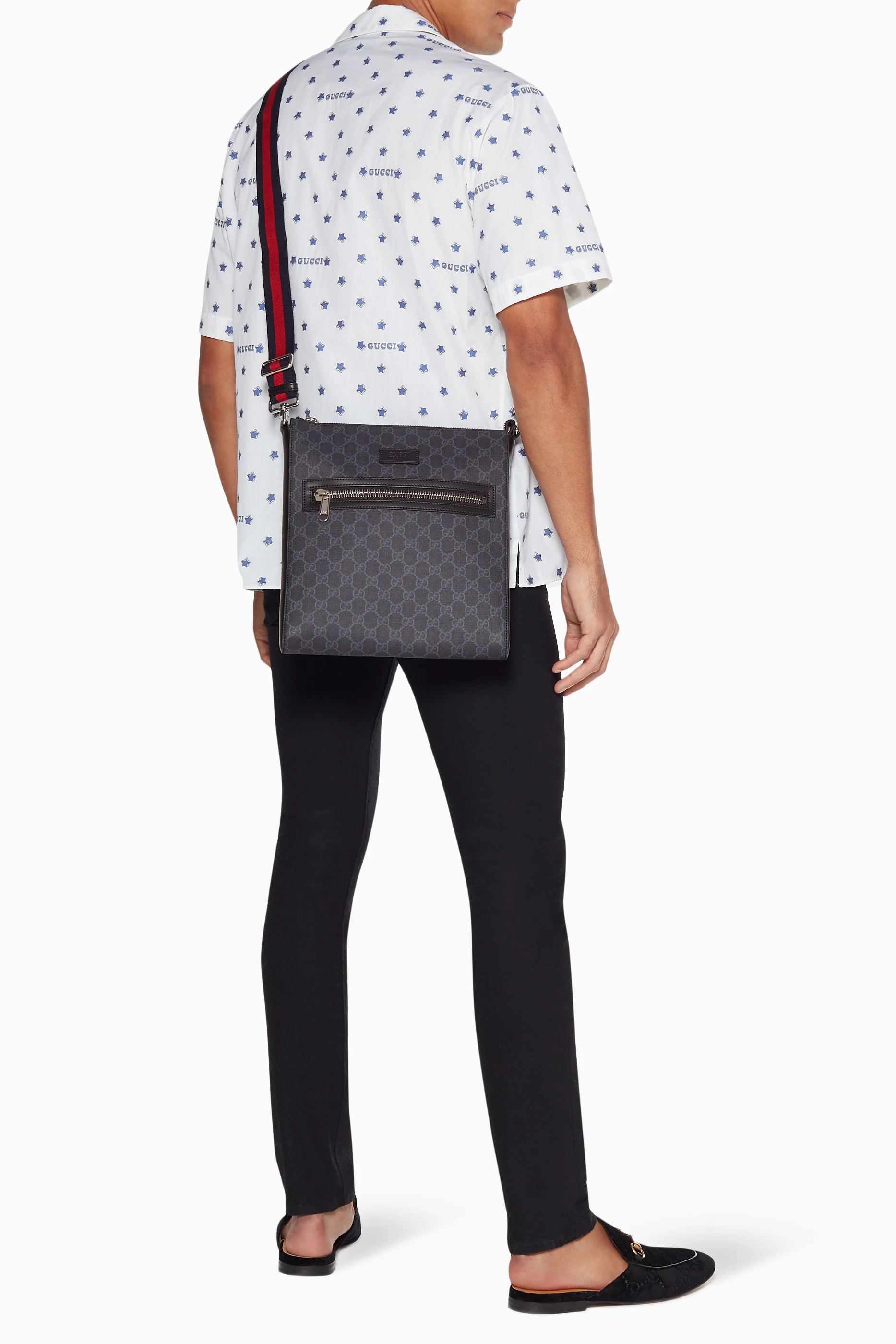 Gucci supreme messenger top bag