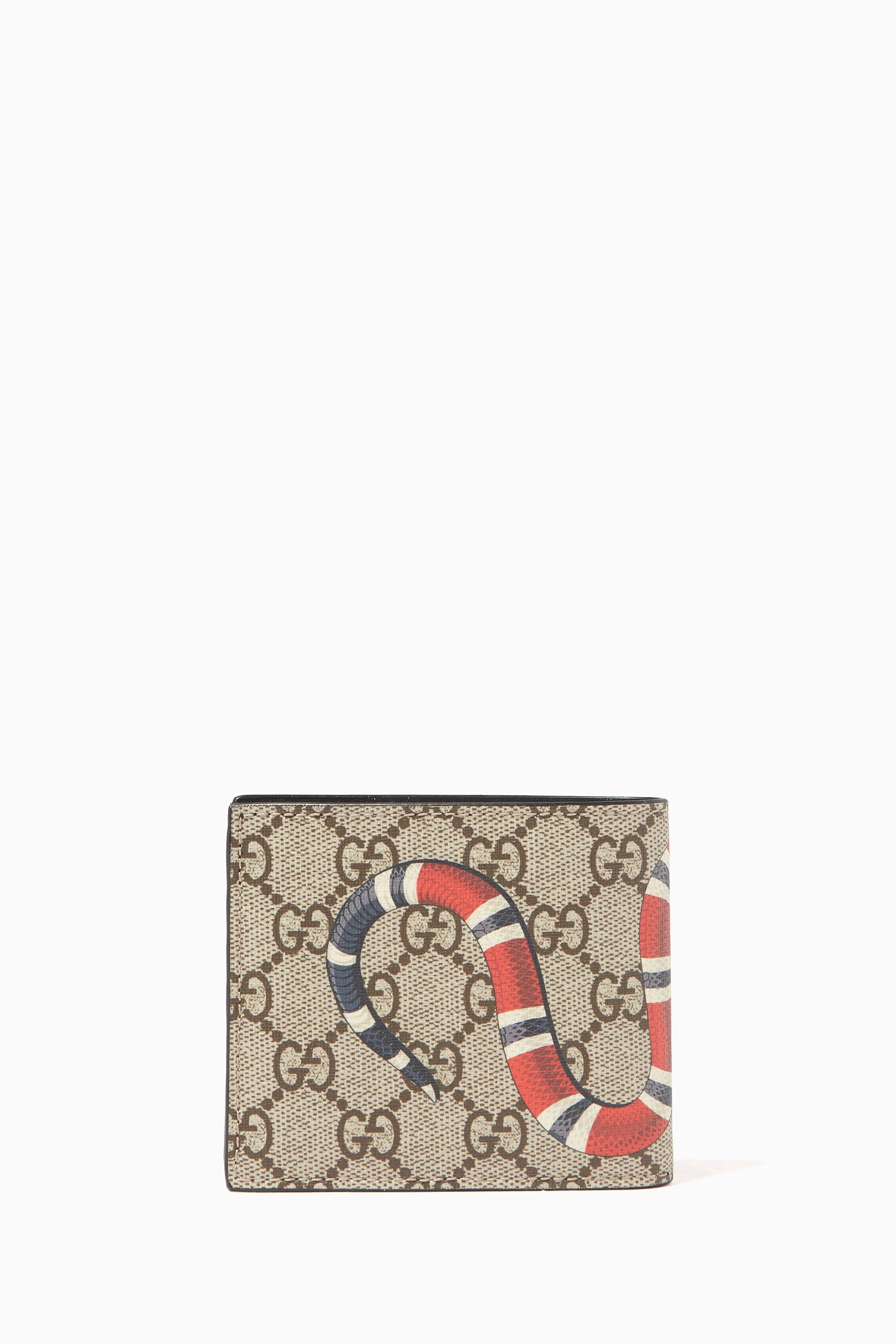 Gucci coral outlet snake wallet