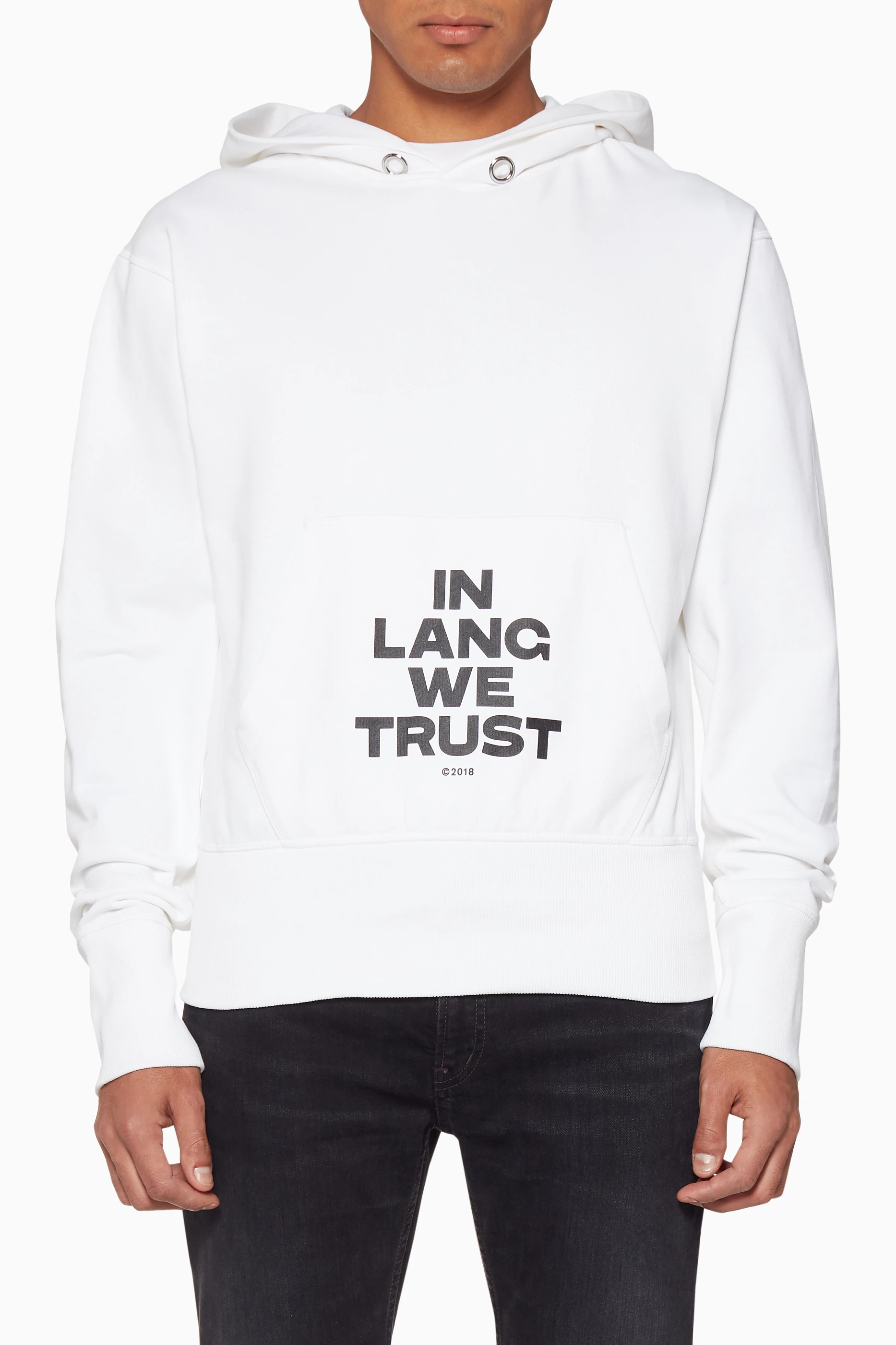 In lang discount we trust hoodie