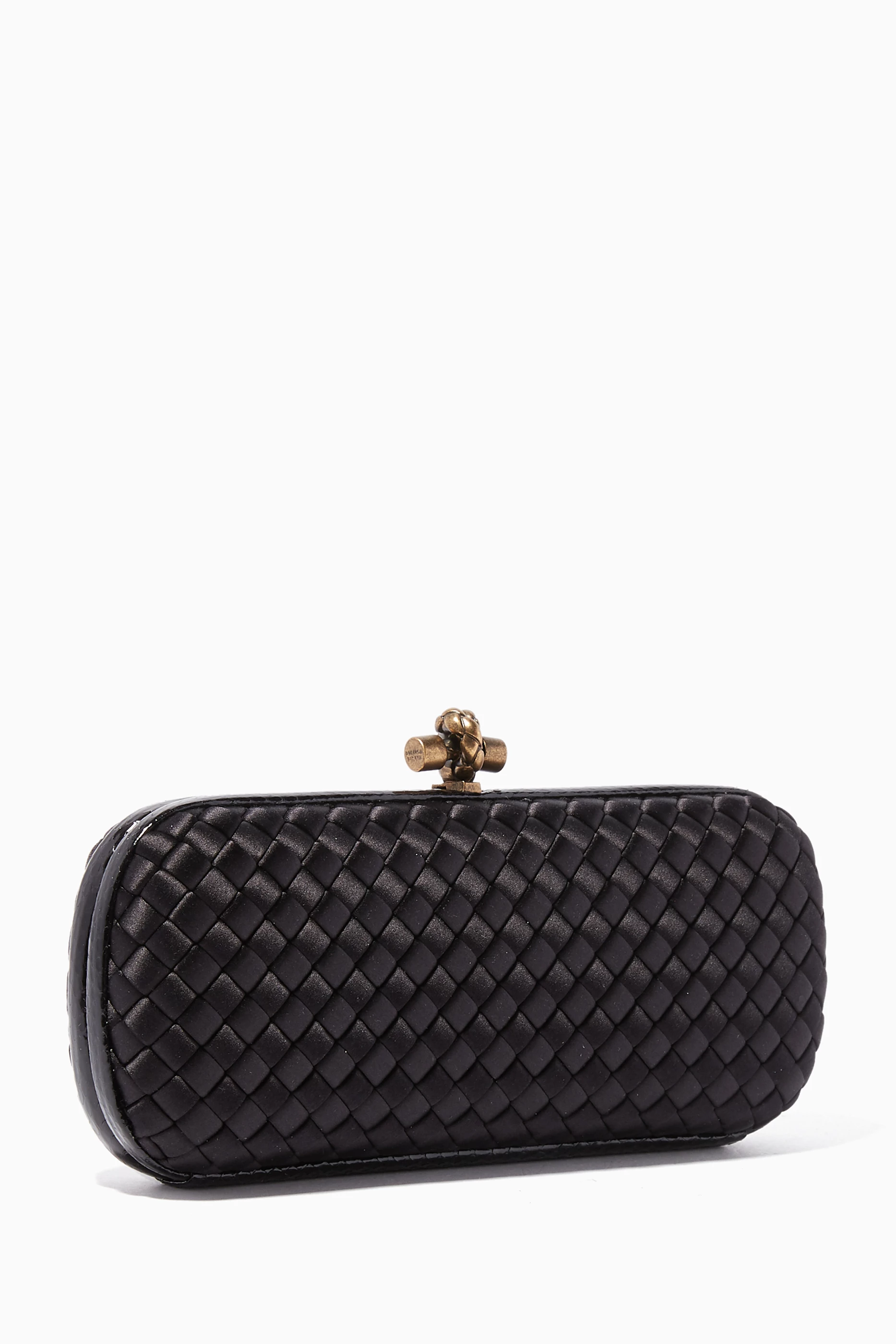 Bottega veneta 2025 black clutch