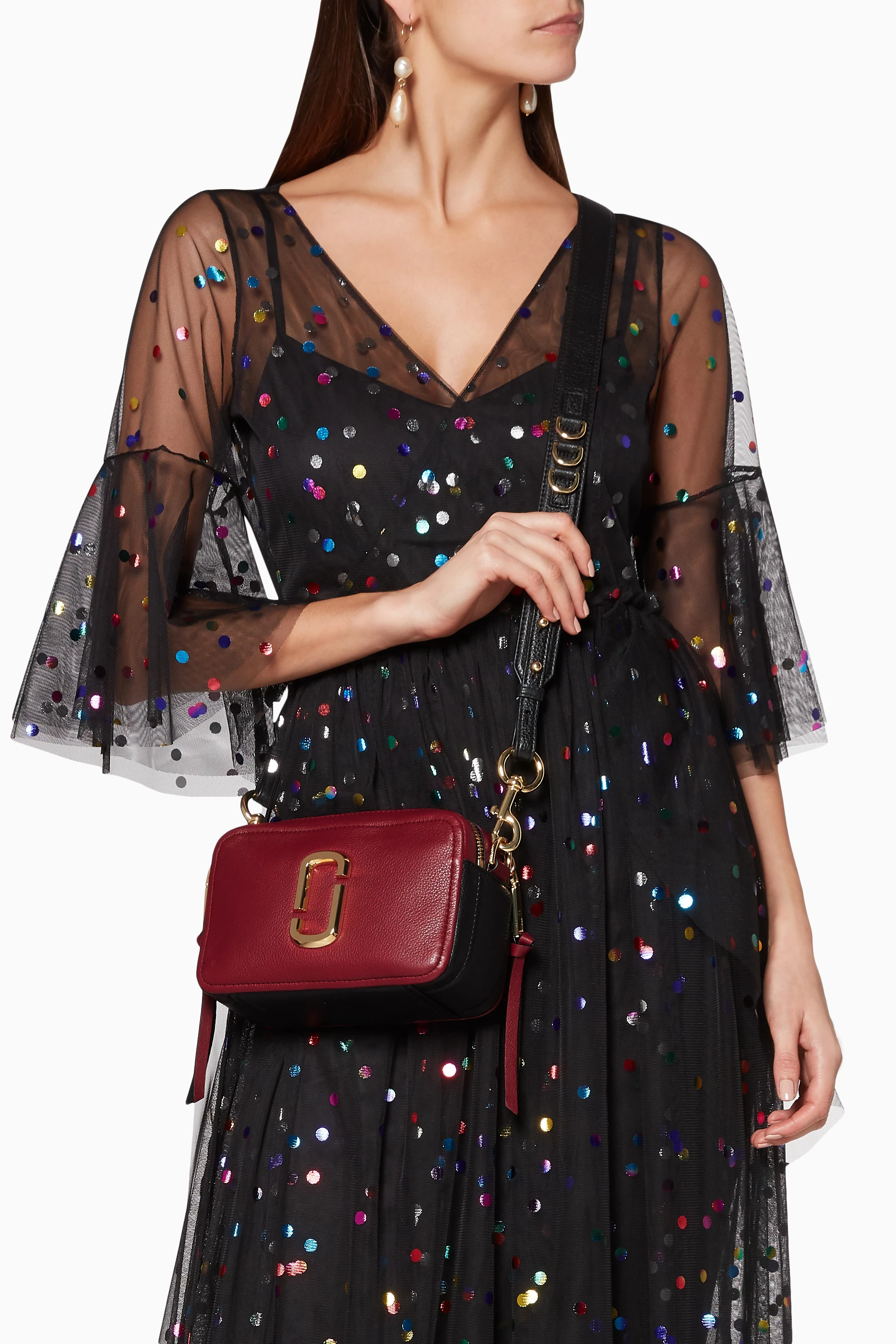 Marc jacobs sales softshot 21 burgundy
