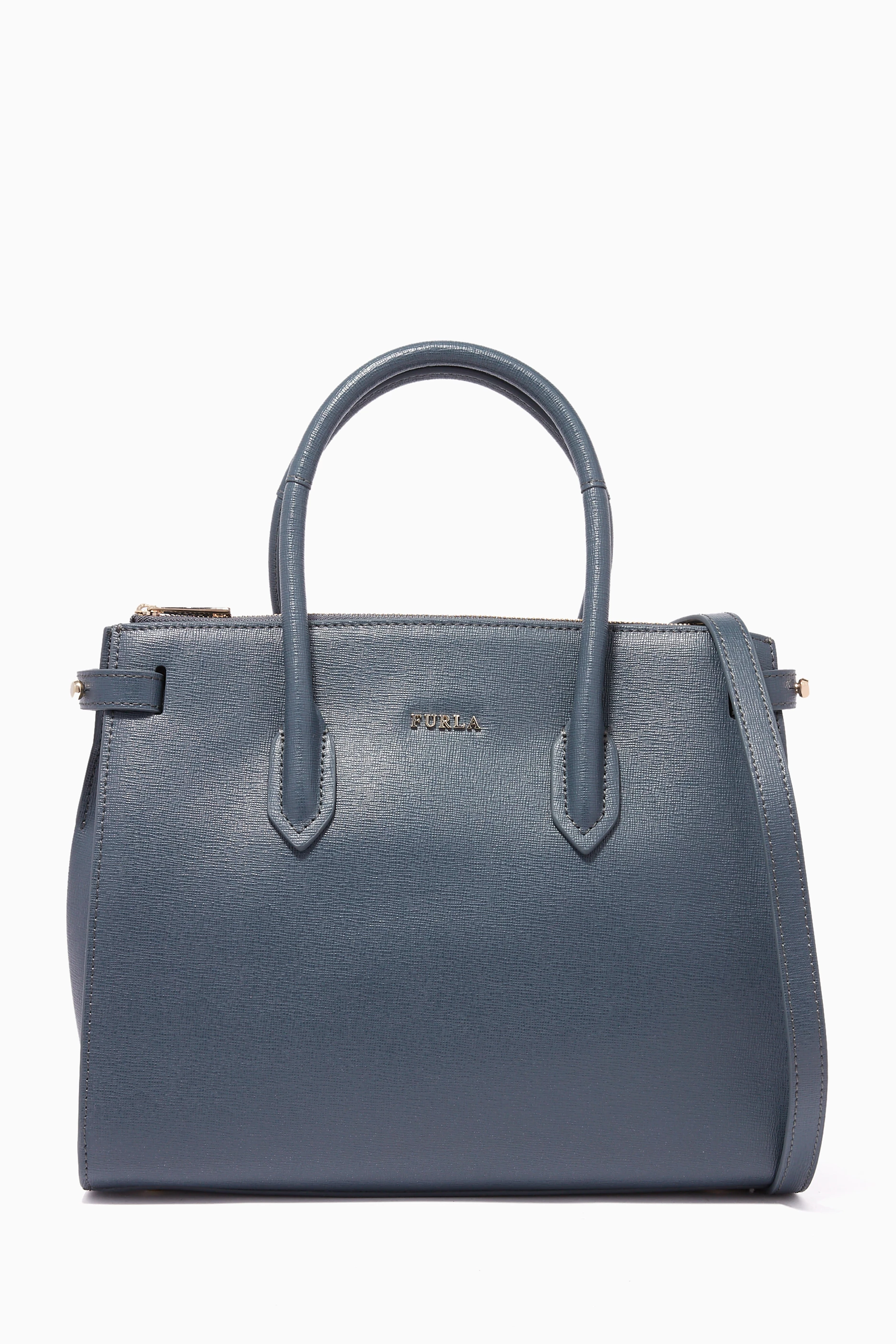 Furla pin tote bag sales