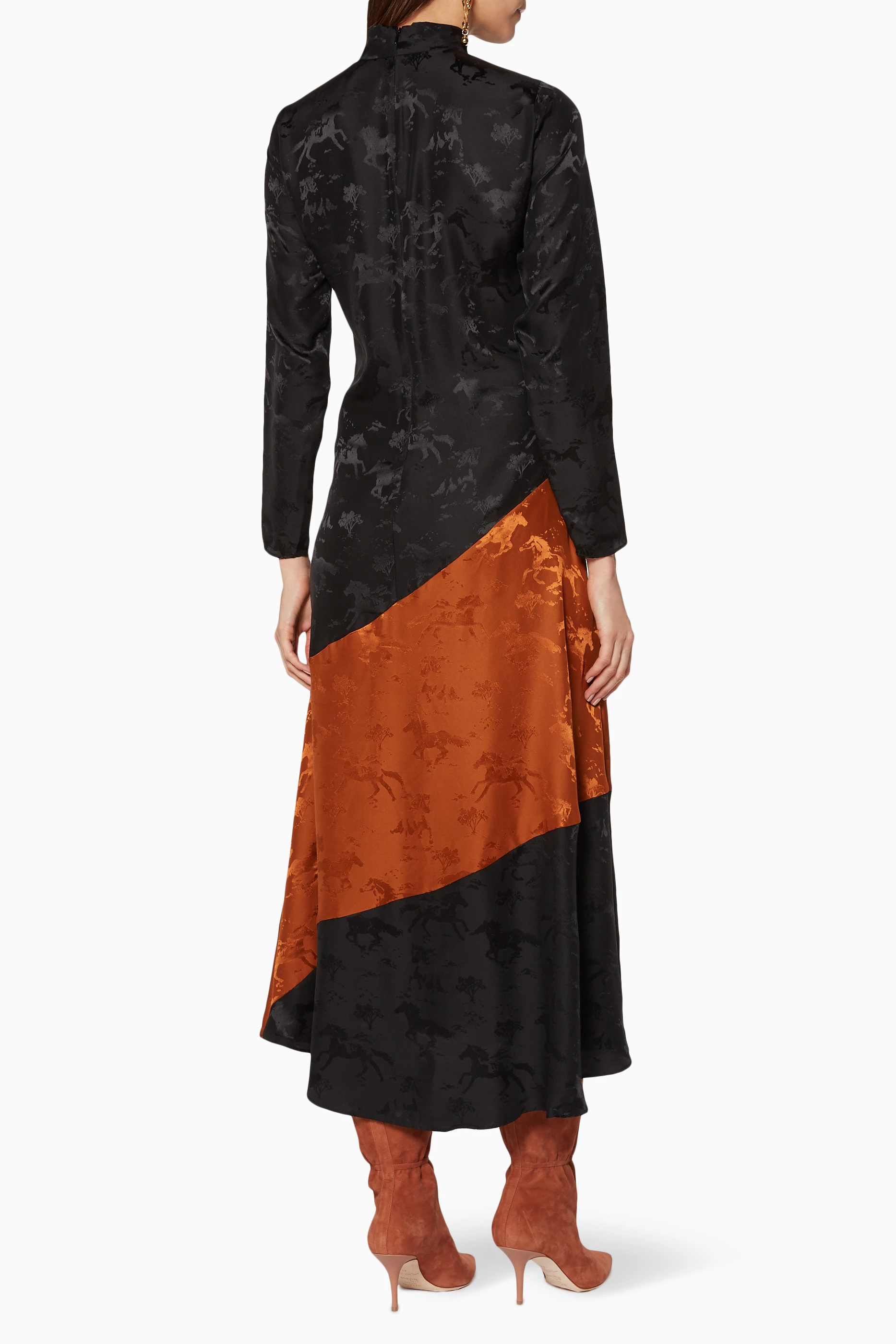 Ganni best sale ackerly dress
