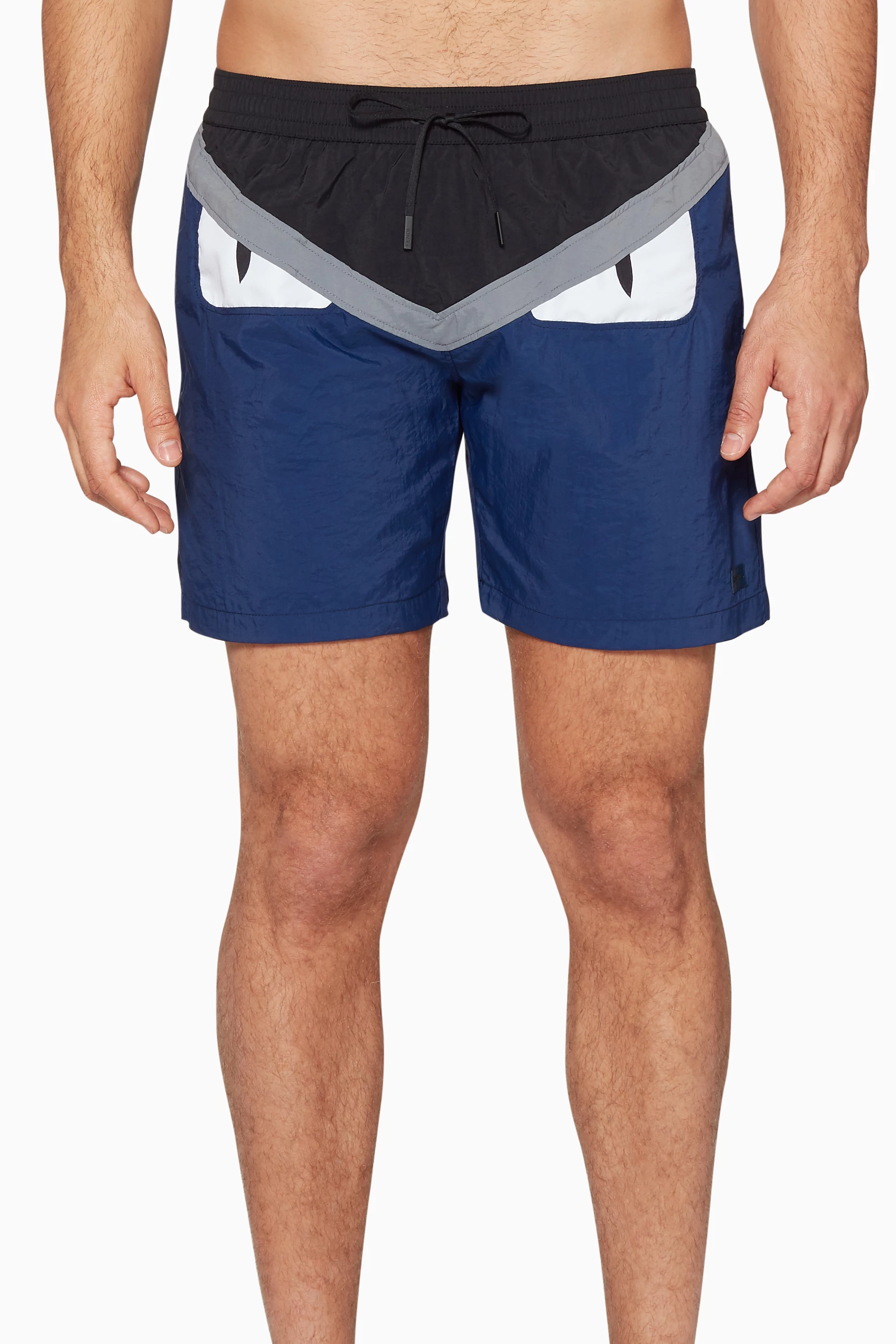 Fendi swim shorts eyes online