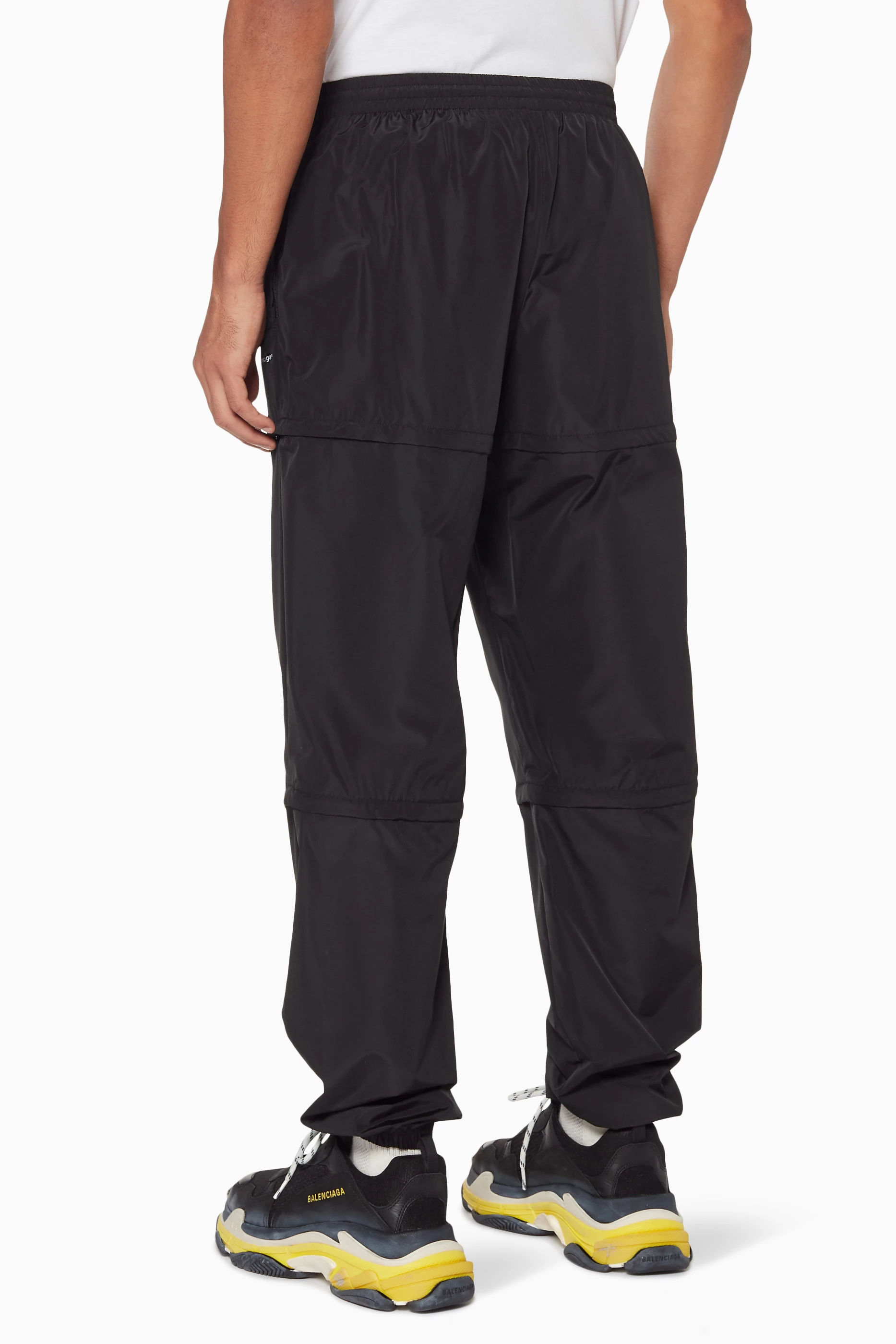 Buy Balenciaga Black Black Zipped Tracksuit Pants for Men in UAE Ounass