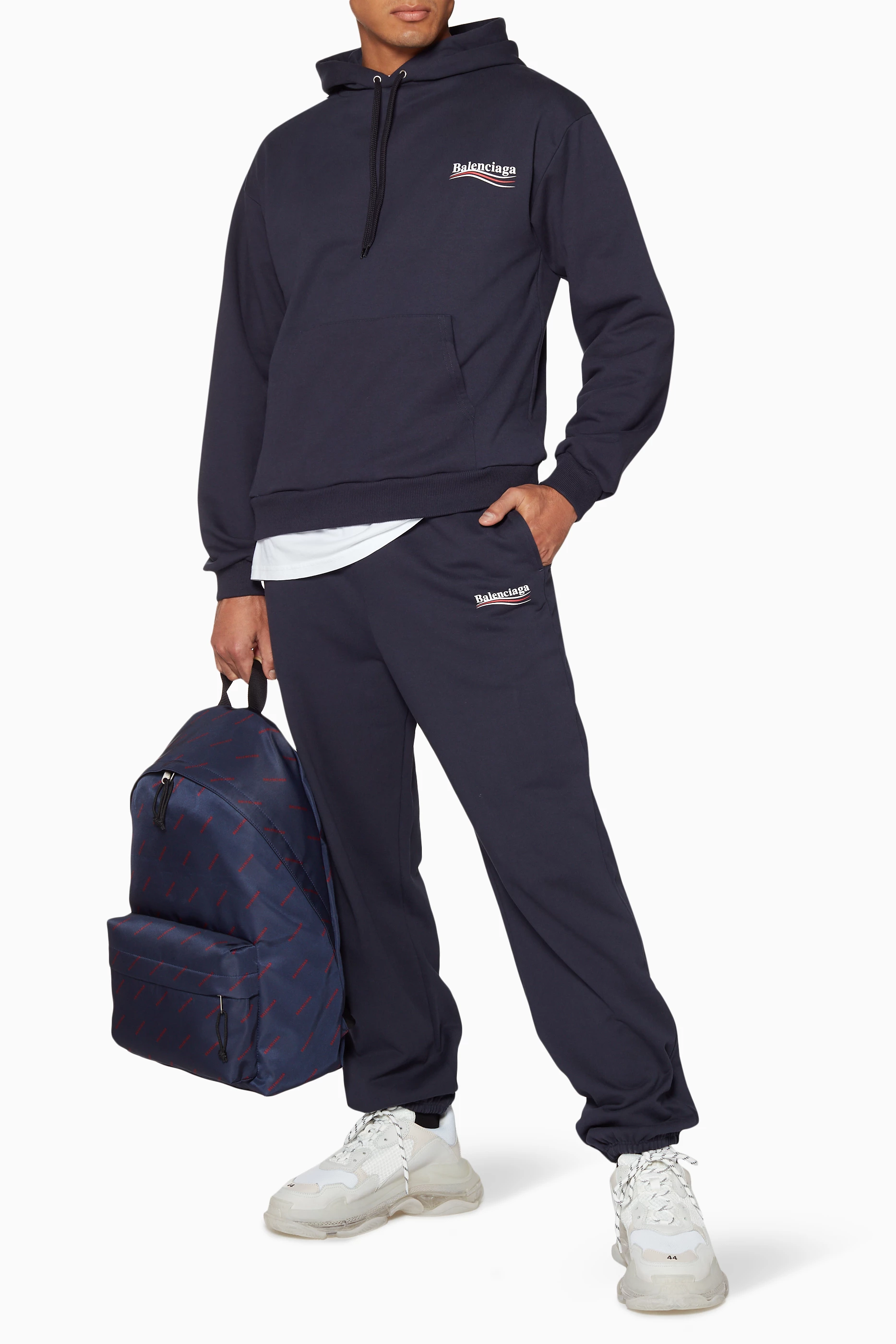 Balenciaga navy new arrivals hoodie