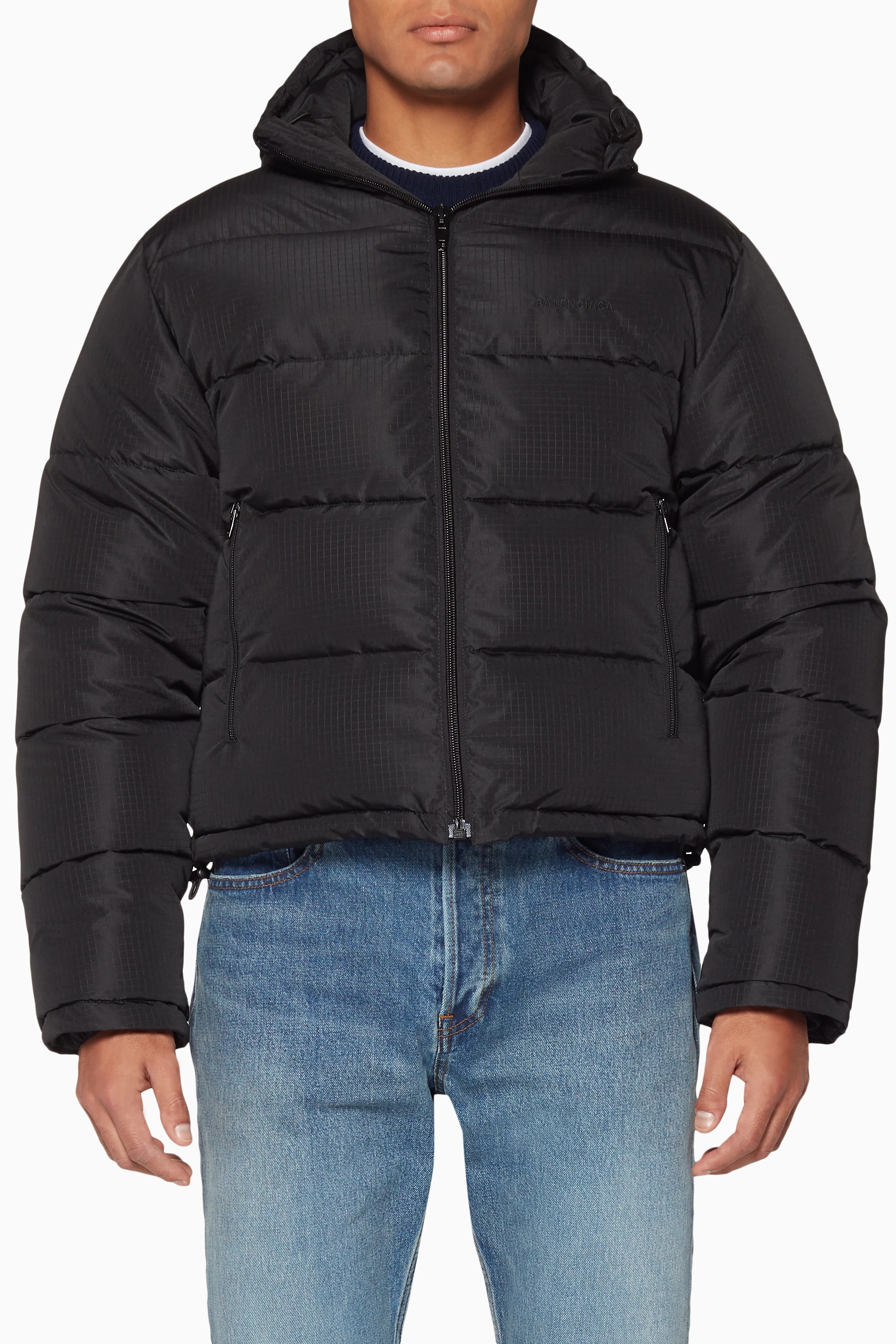 Balenciaga down jacket men's discount
