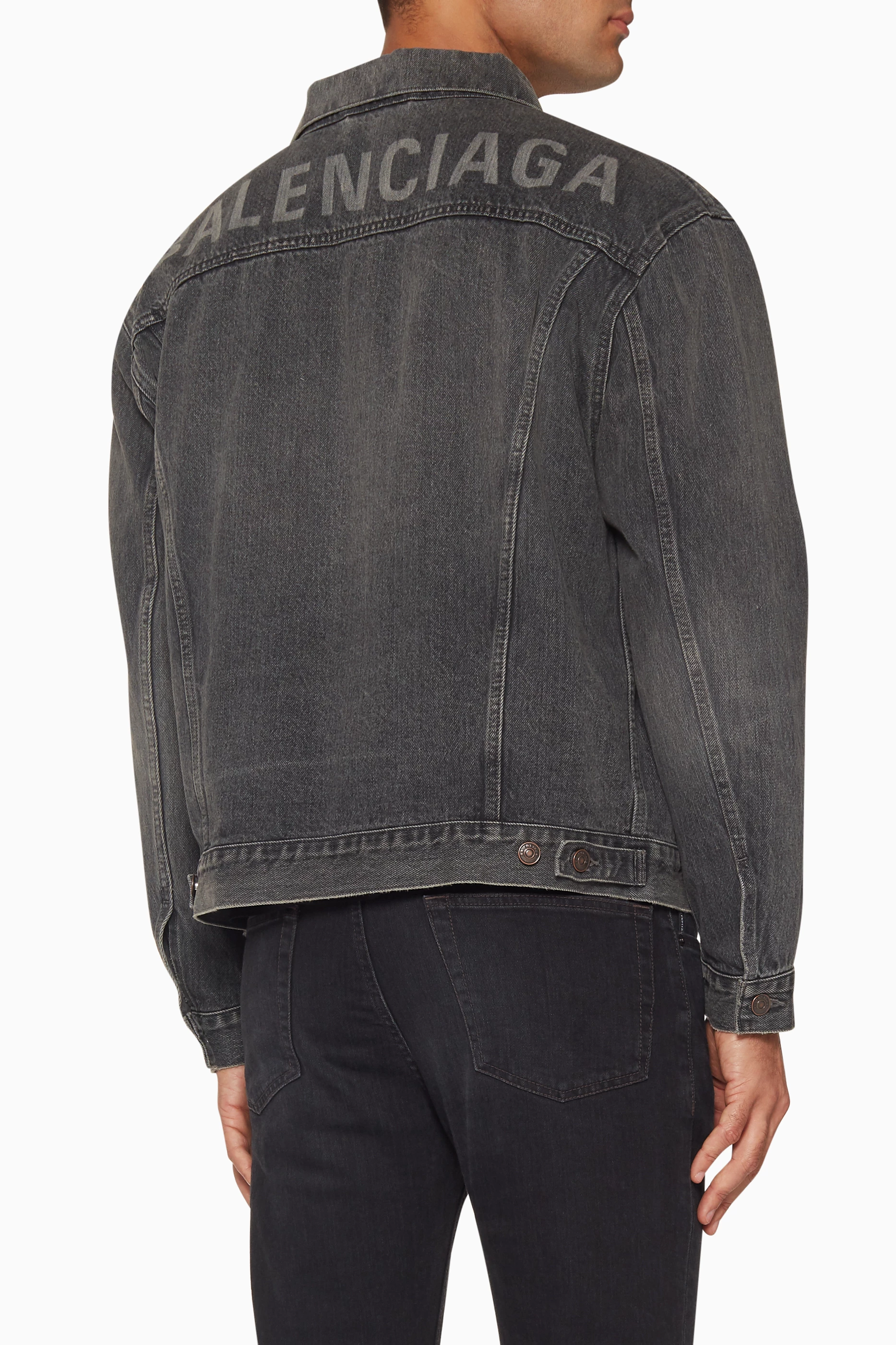 Balenciaga jacket grey online