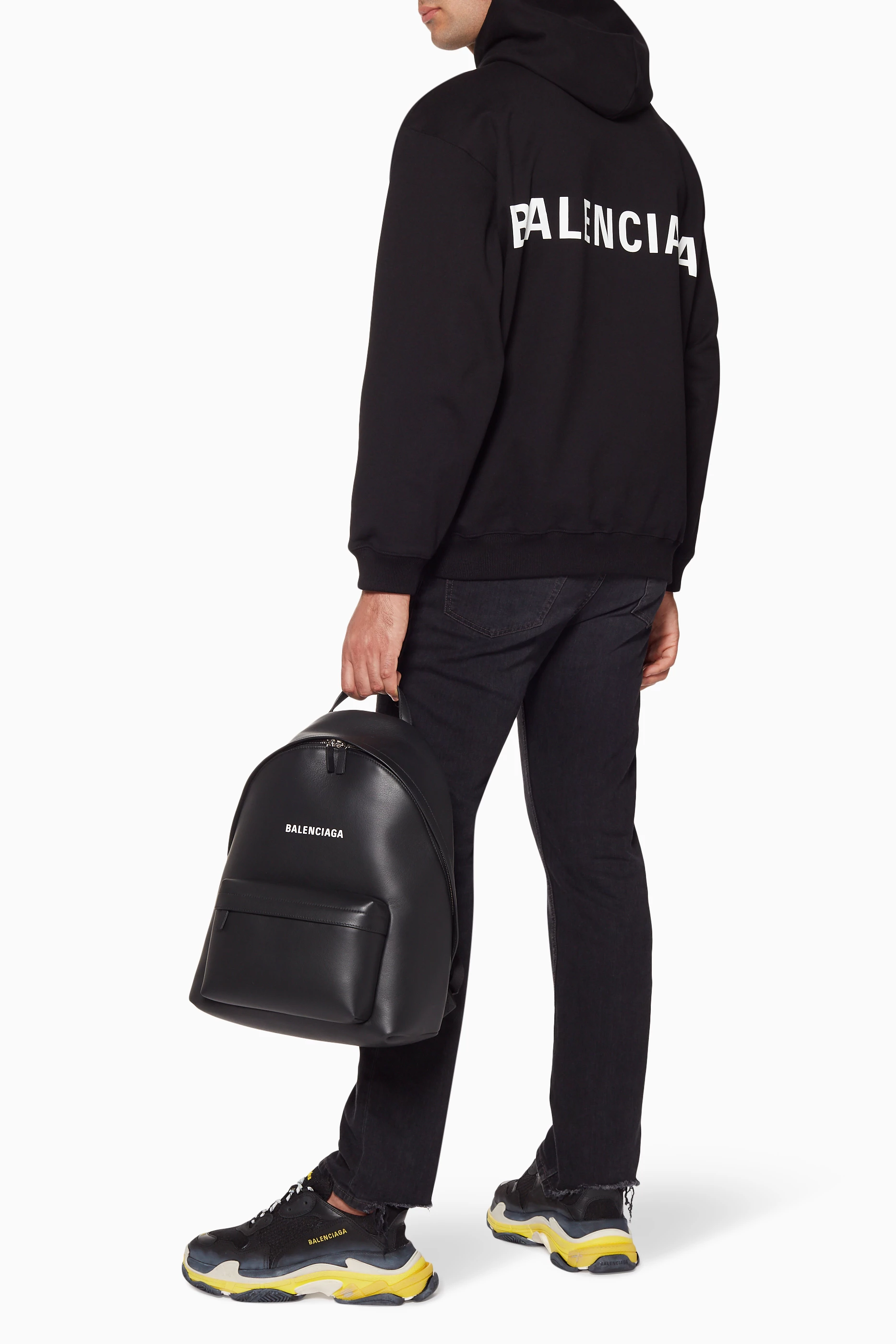 Balenciaga clearance leather backpack