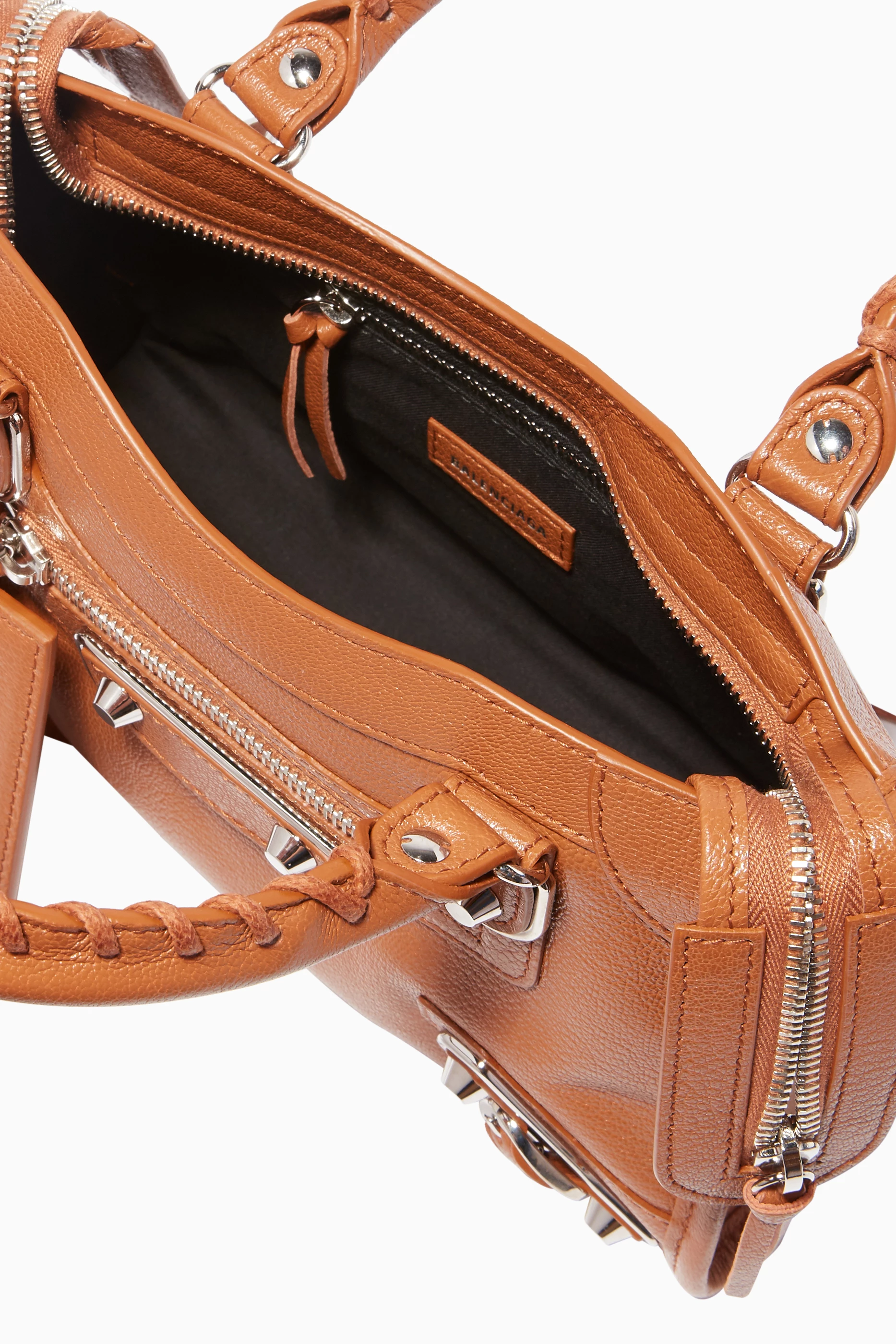 Balenciaga classic city on sale brown