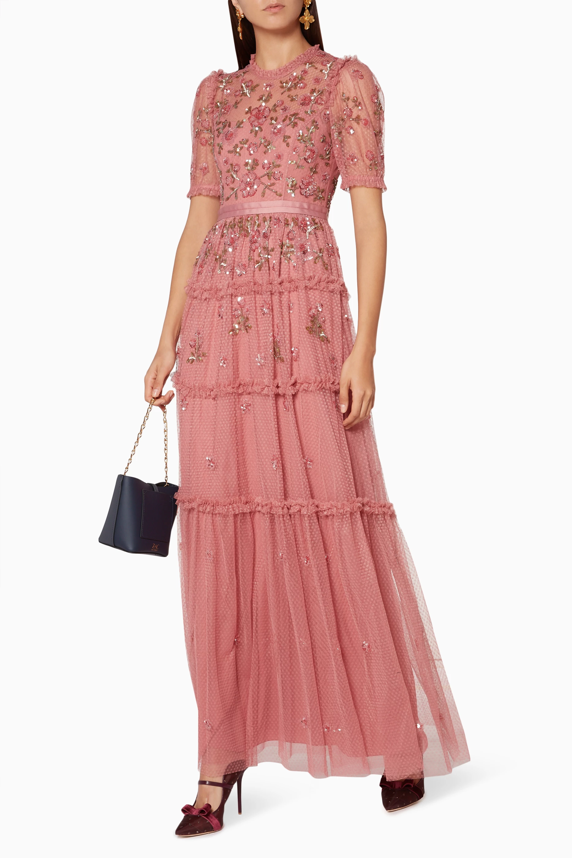 Needle and thread 2025 carnation sequin dress