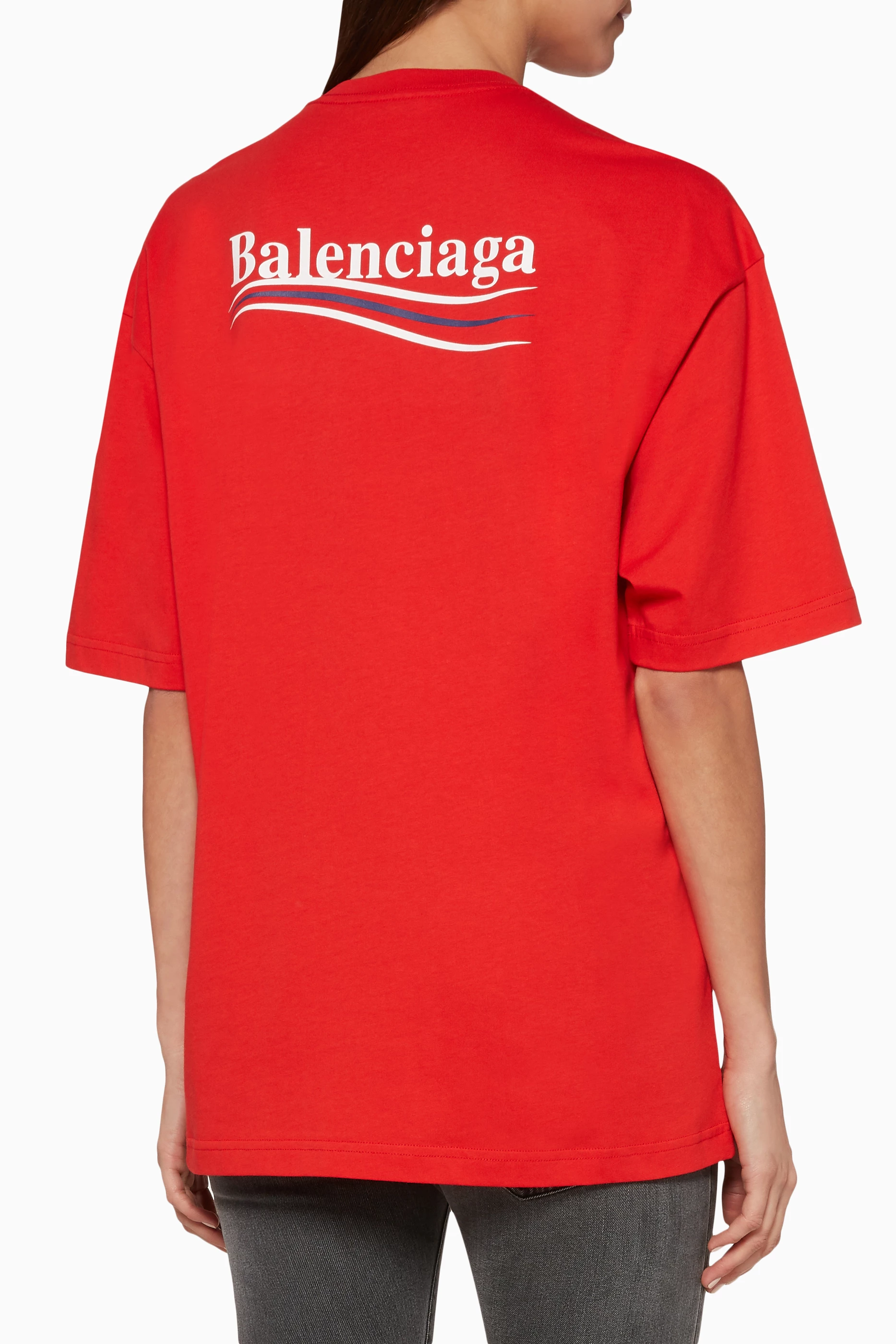 Balenciaga tee red new arrivals