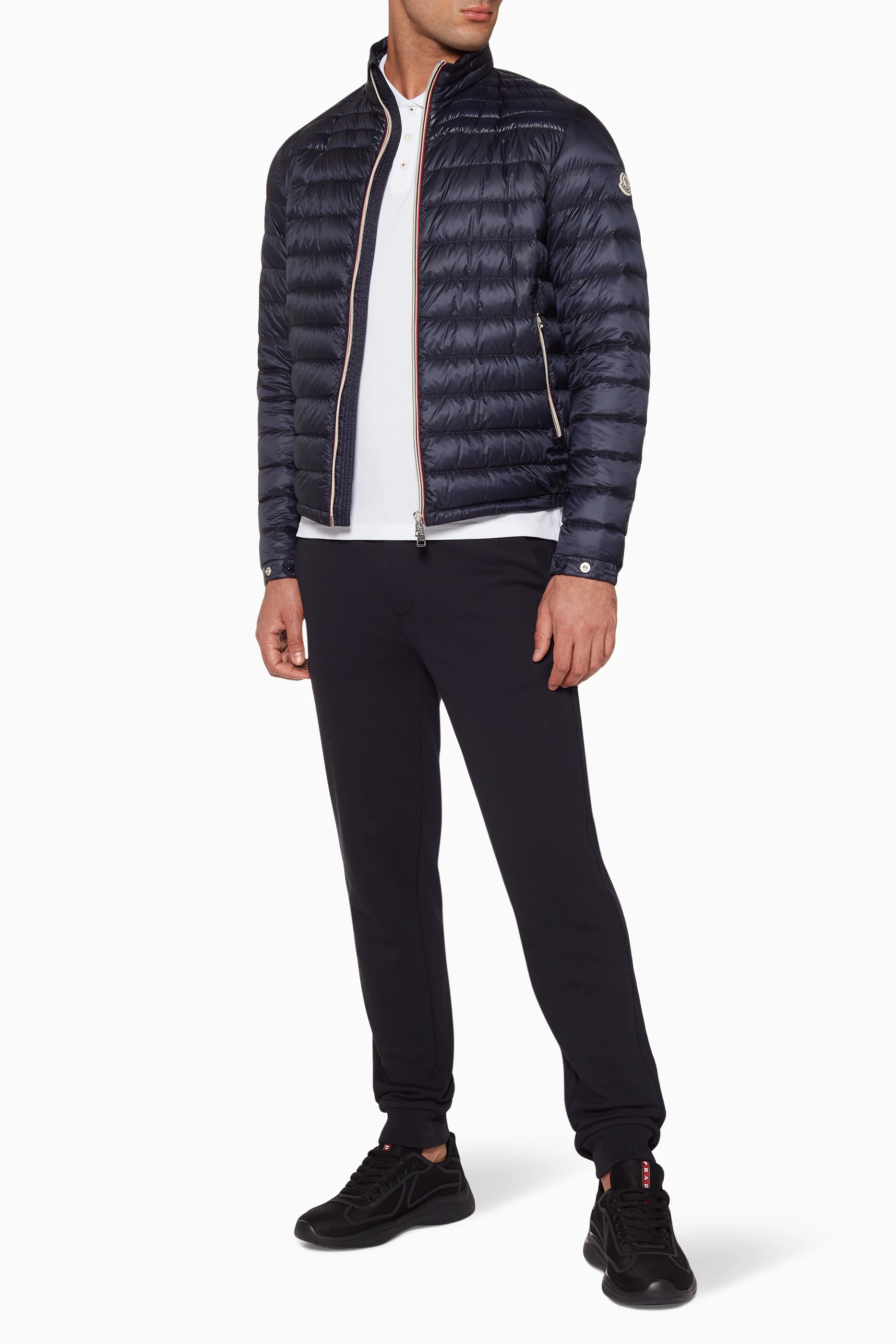 Moncler daniel jacket blue online