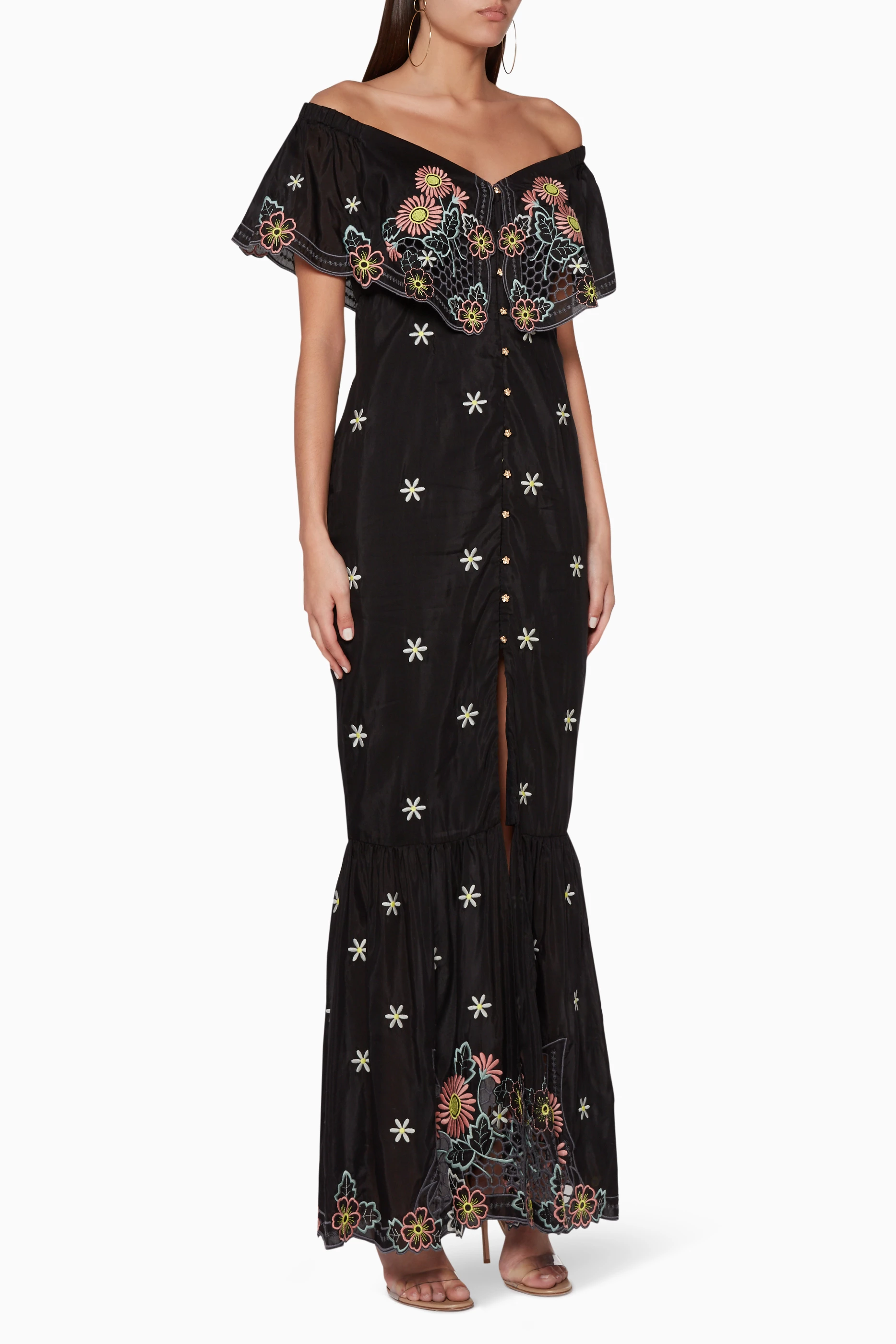 Buy Alice McCall Black Honeycomb Daisy Dress for Women in UAE Ounass