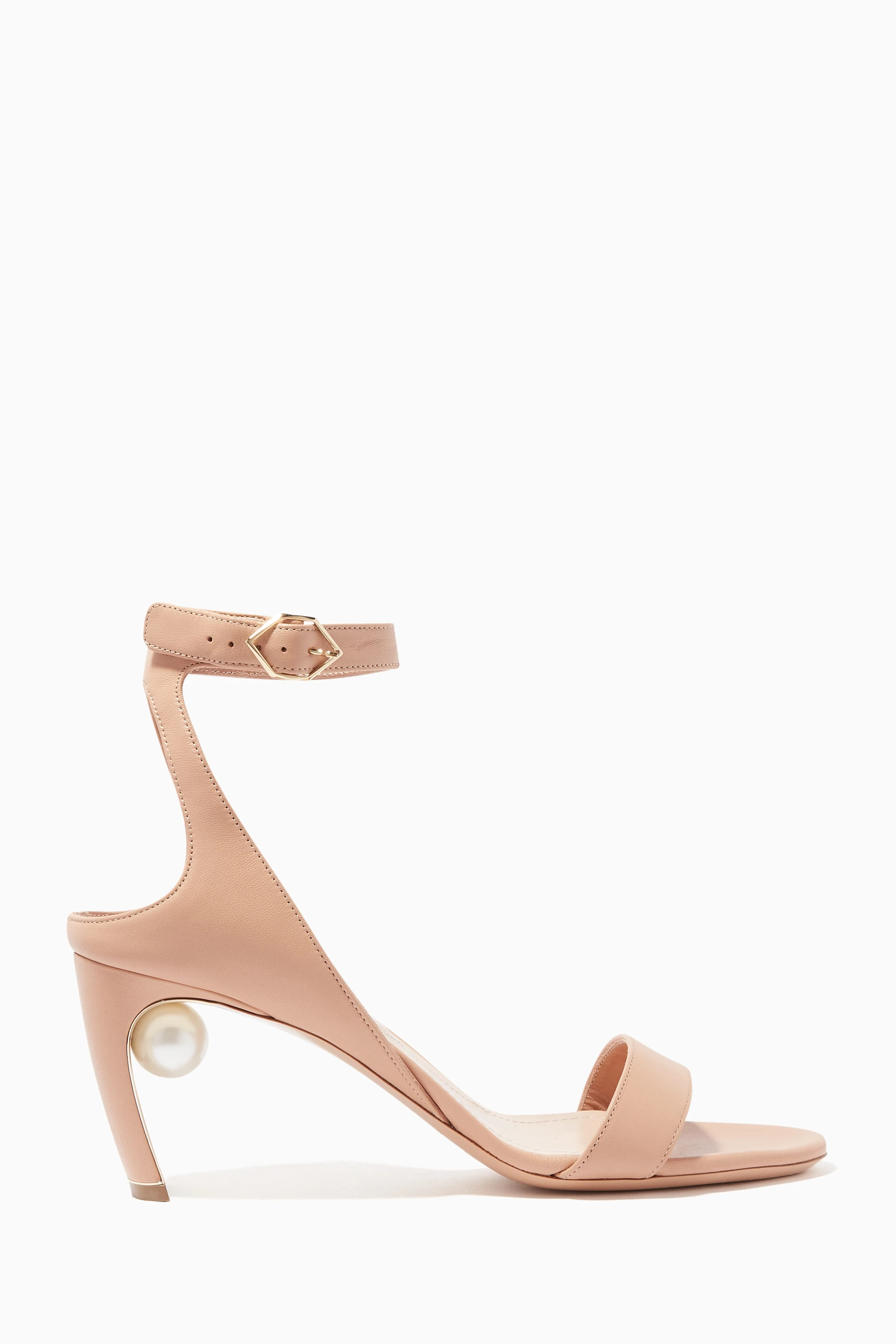 Buy Nicholas Kirkwood Neutral Beige Lola Pearl Sandals for Women