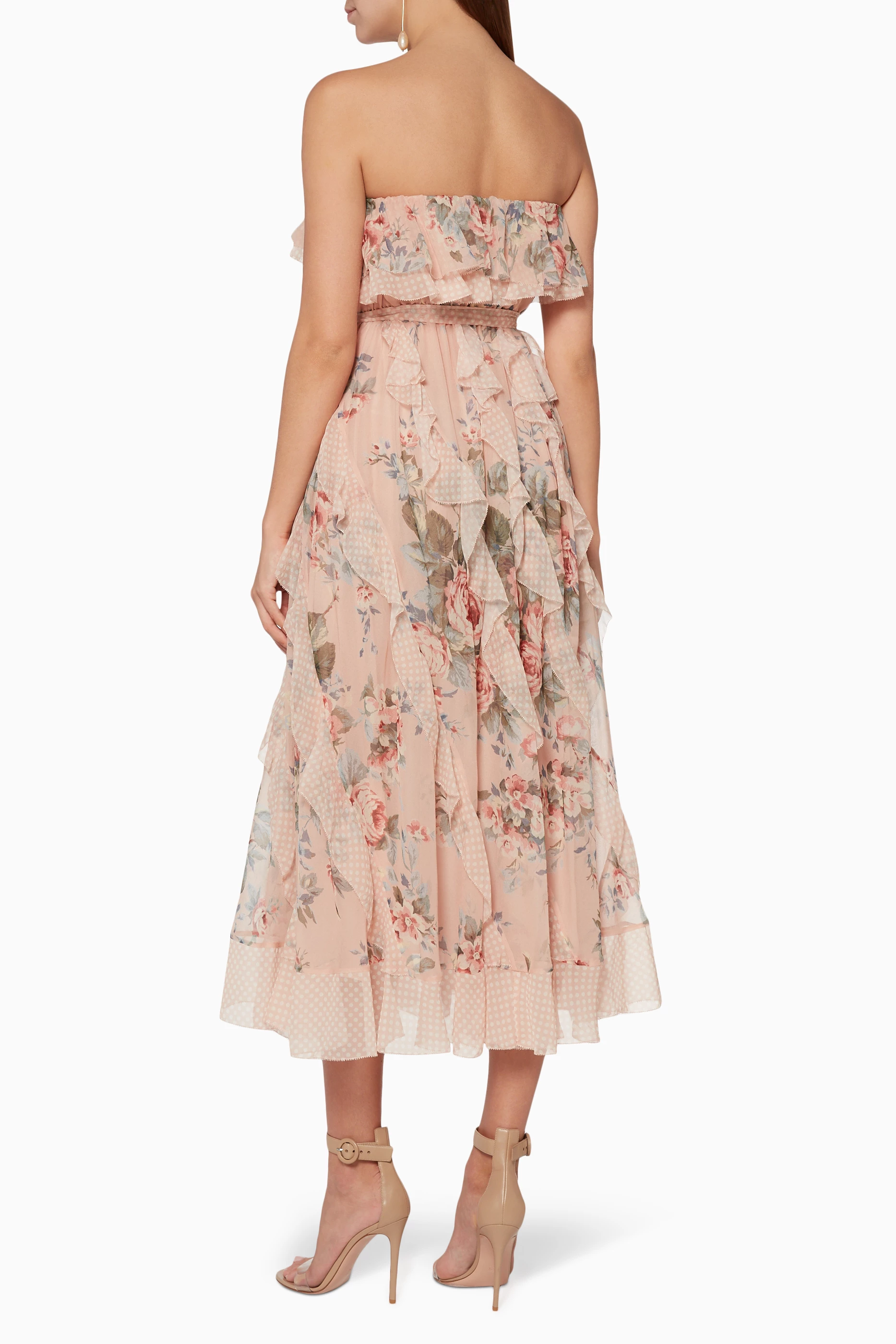 Bowie waterfall outlet long dress