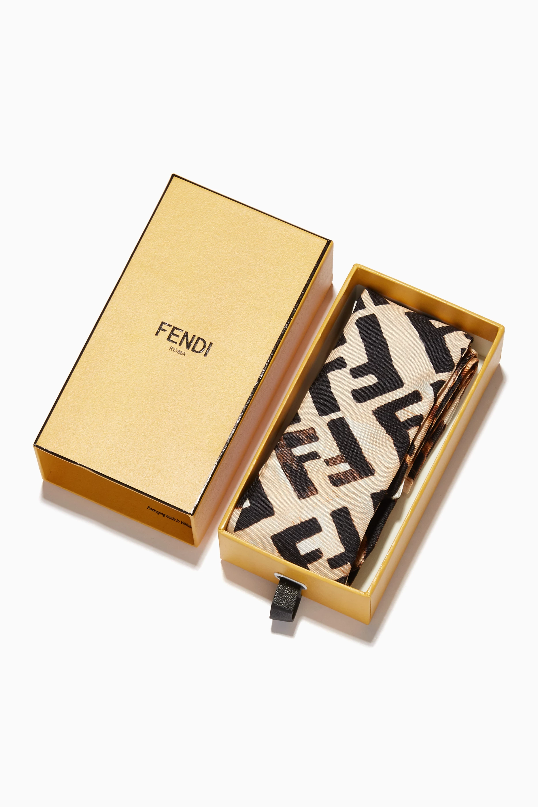 Fendi hot sale skinny scarf