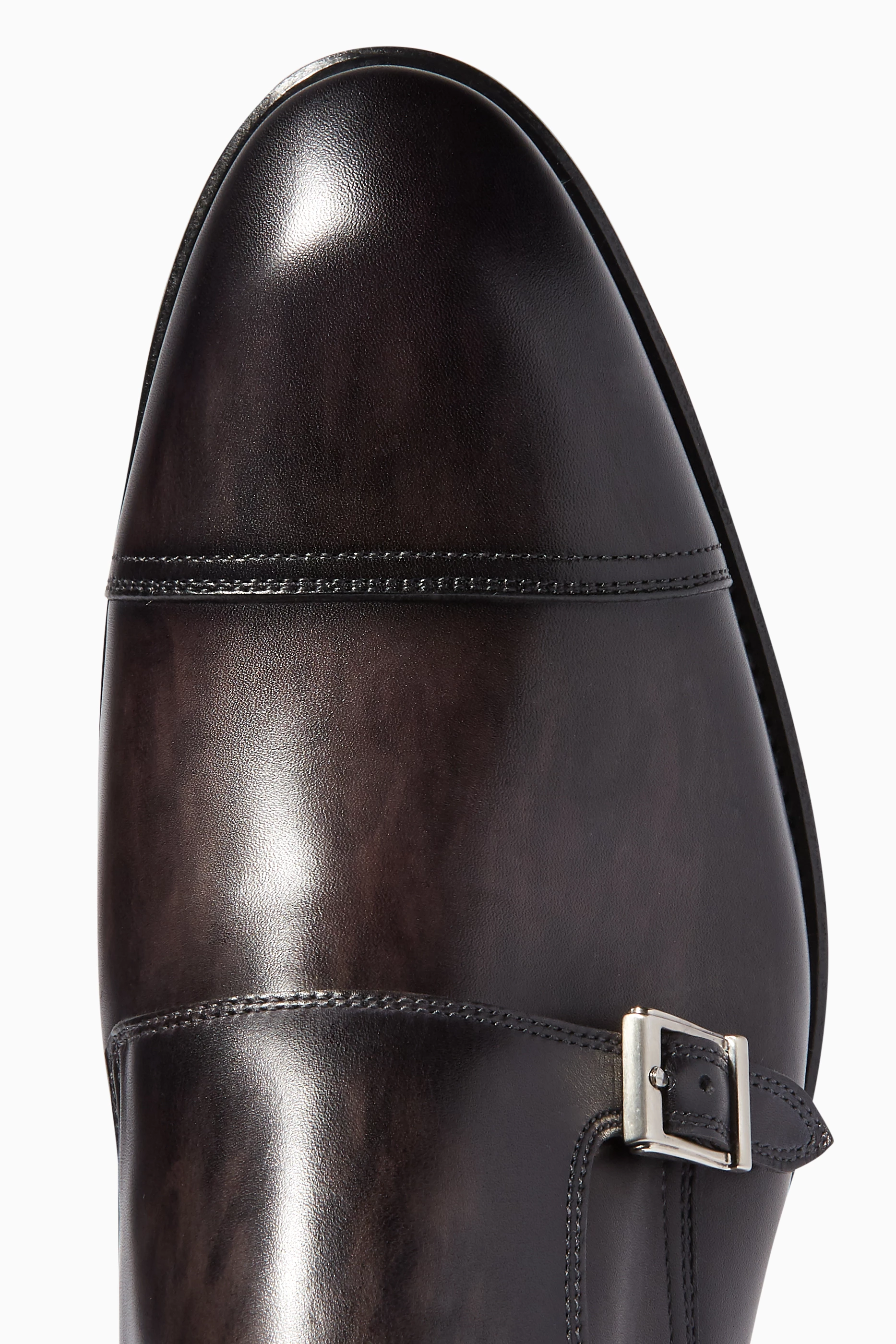 Buy Magnanni Black Black Monk Strap Shoes for Men in UAE Ounass