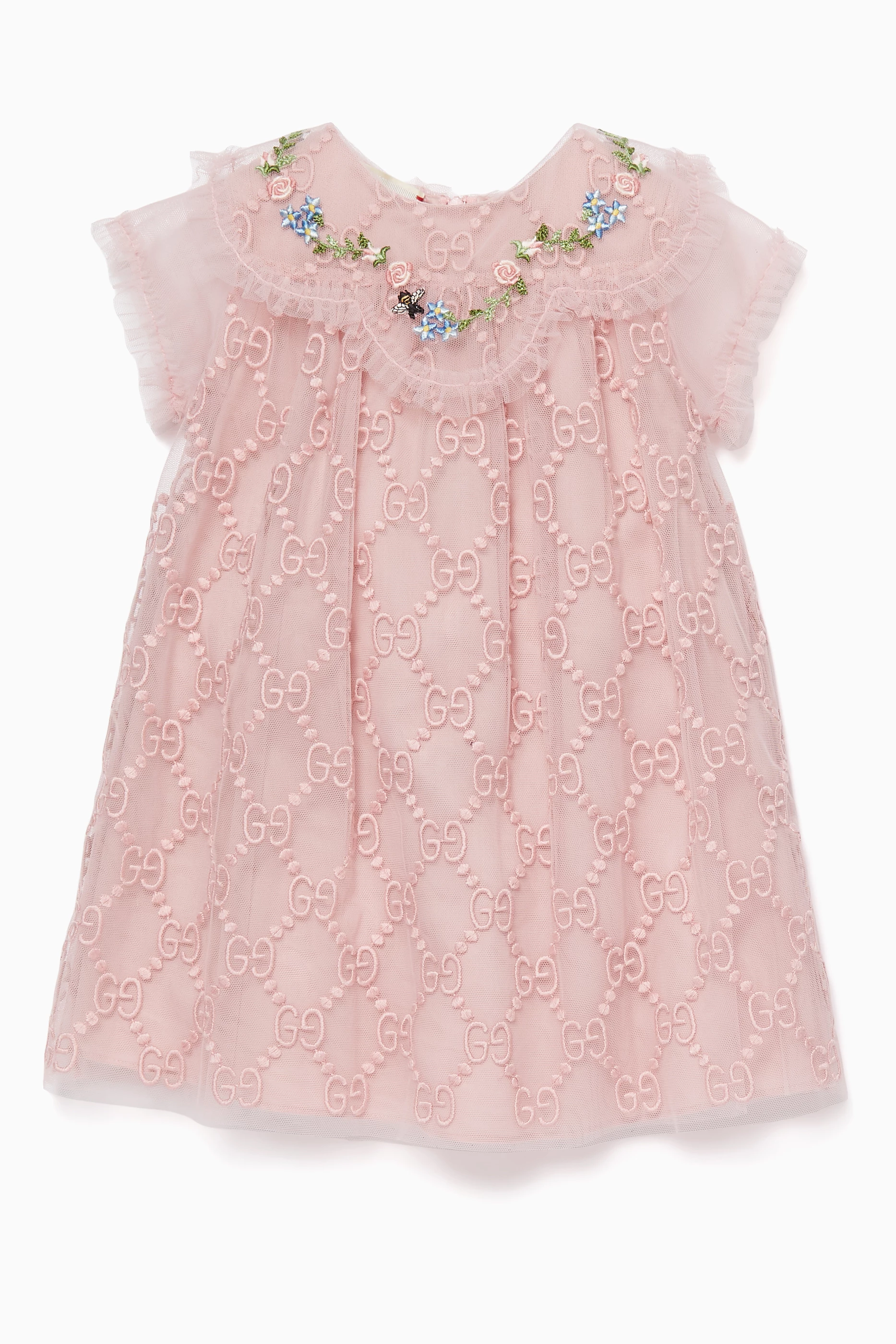 Baby gg embroidered tulle dress clearance