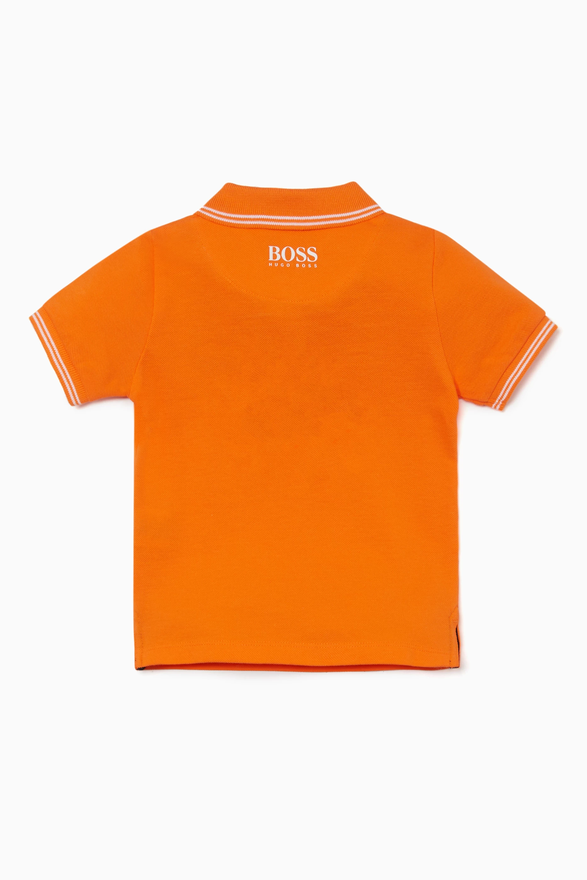 Orange toddler top polo shirt