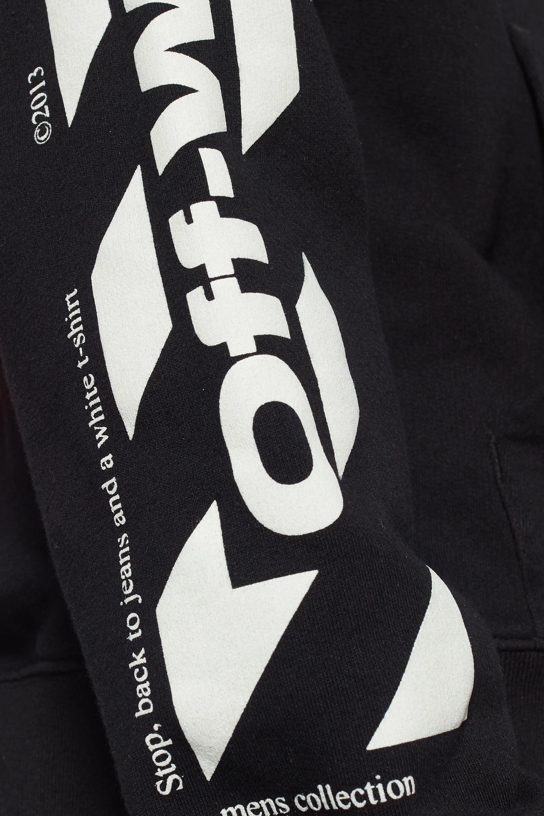 Off white split stripe pullover hot sale hoodie