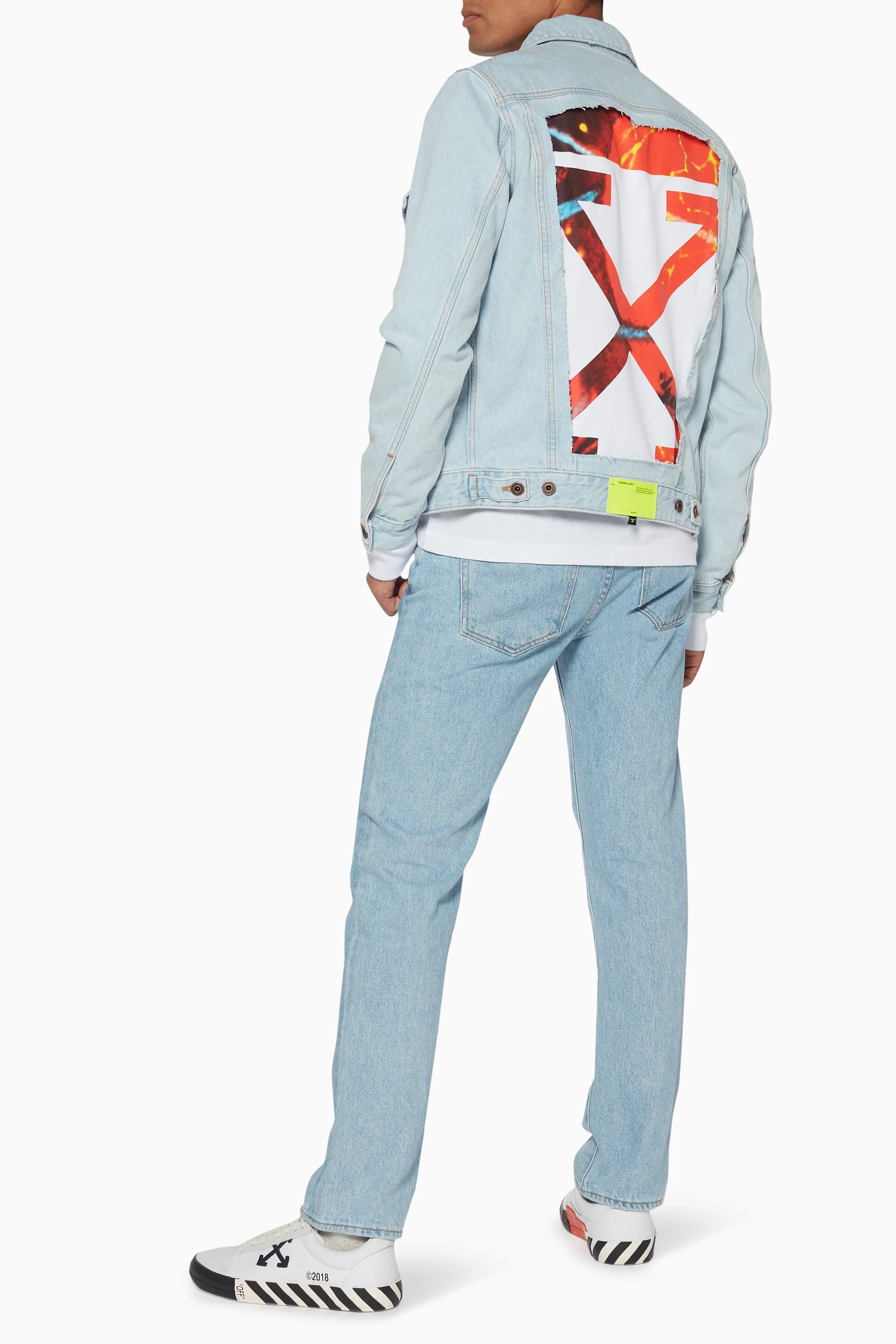 White denim jacket 2018 2025