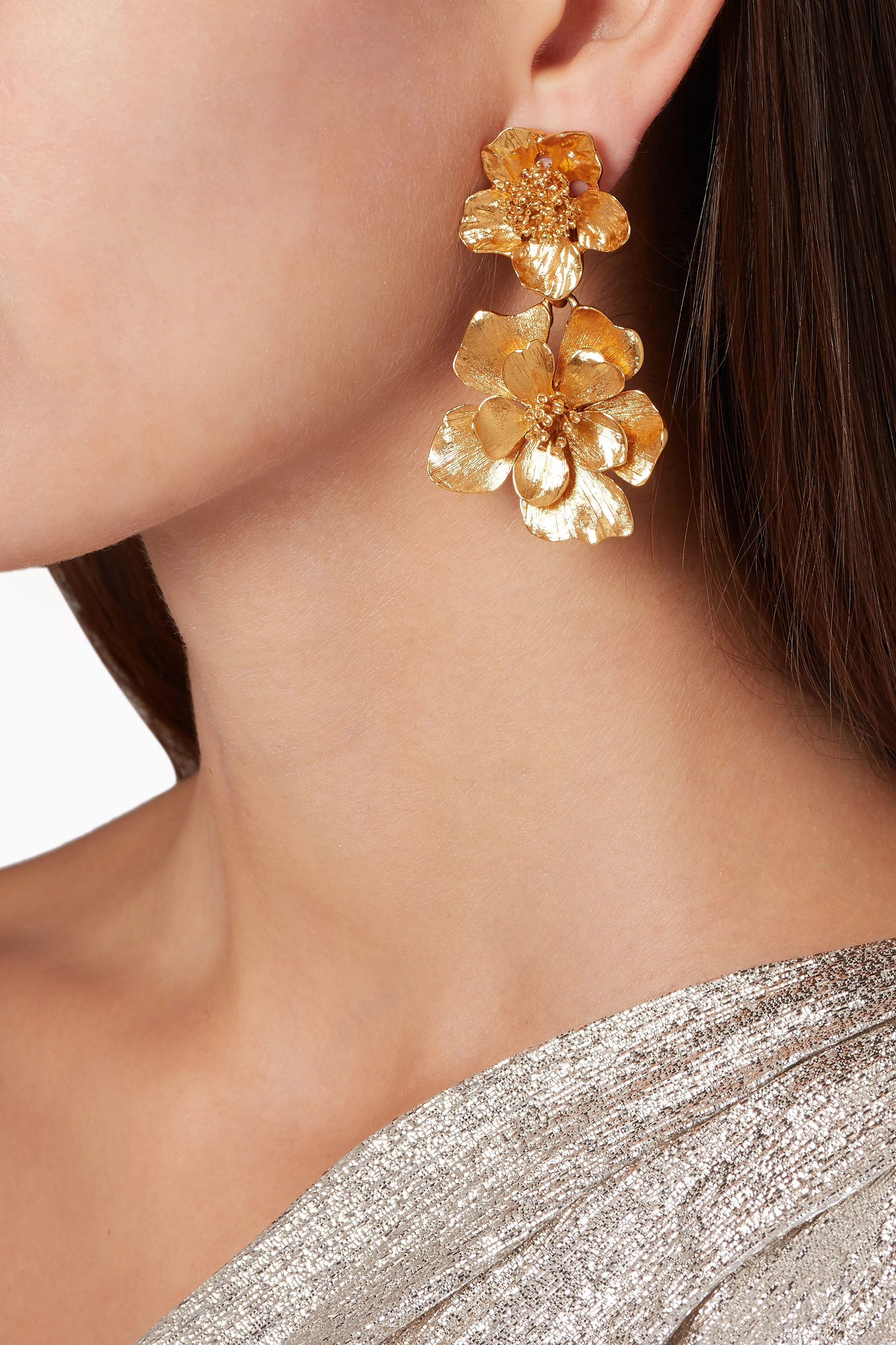 Oscar de la renta earring cheap