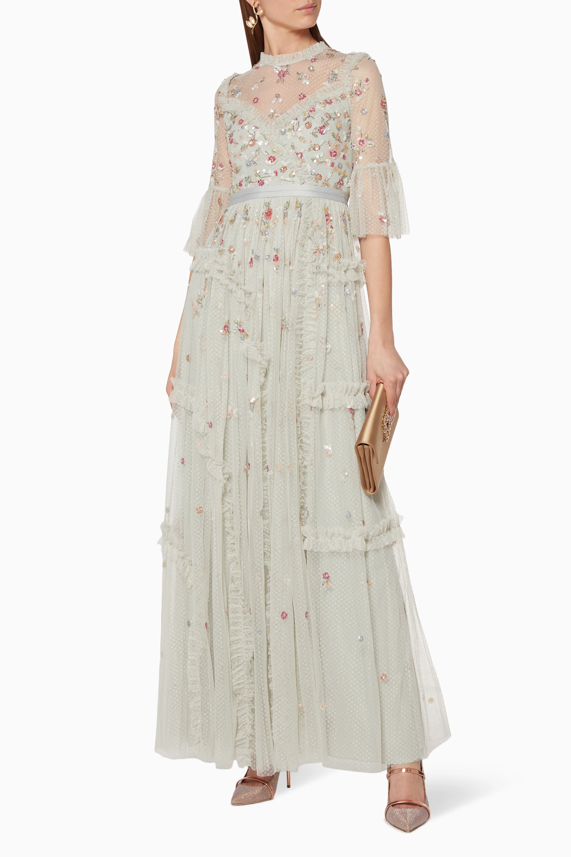 Shimmer ditsy gown 2025