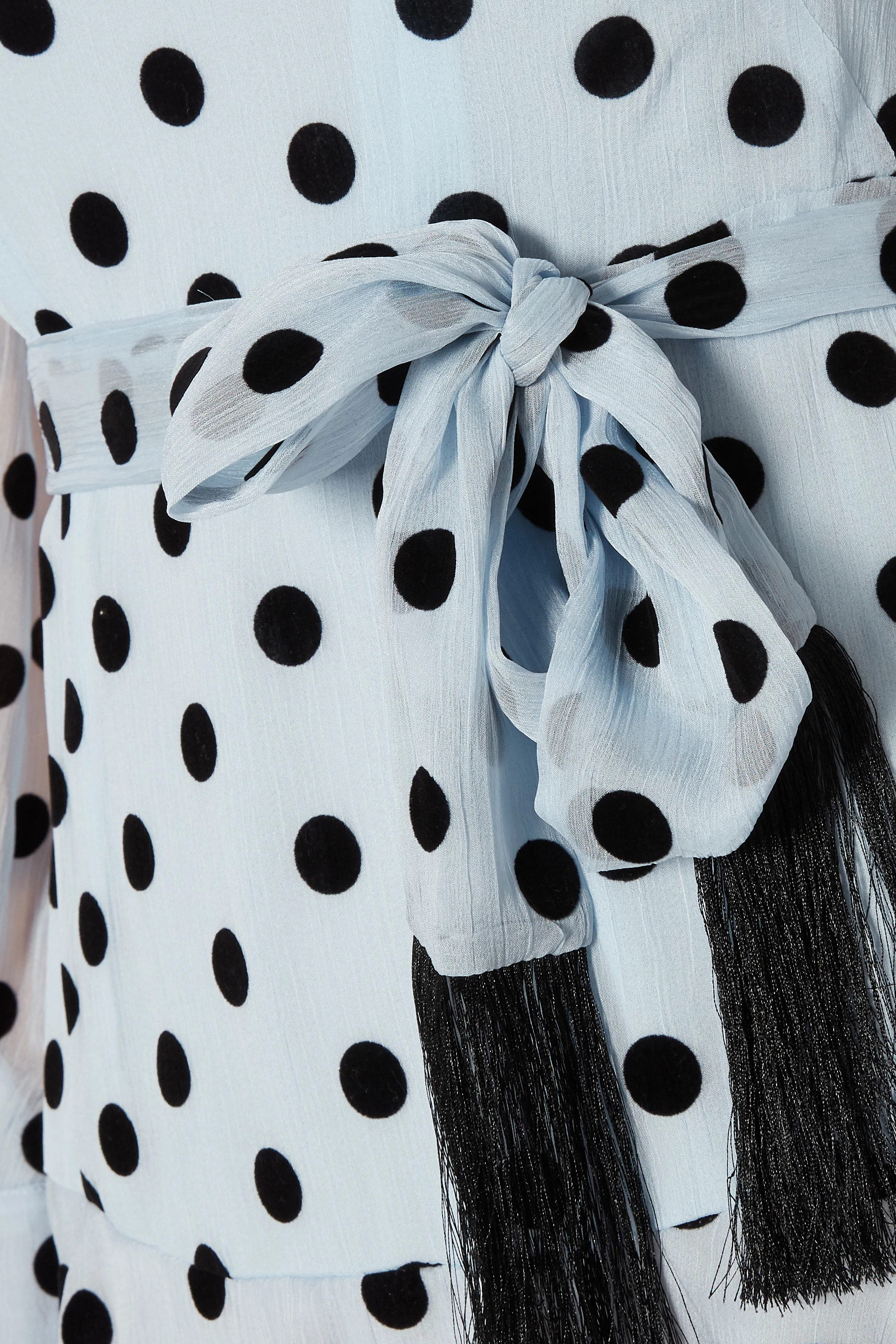 Alanza spot tiered shop dress