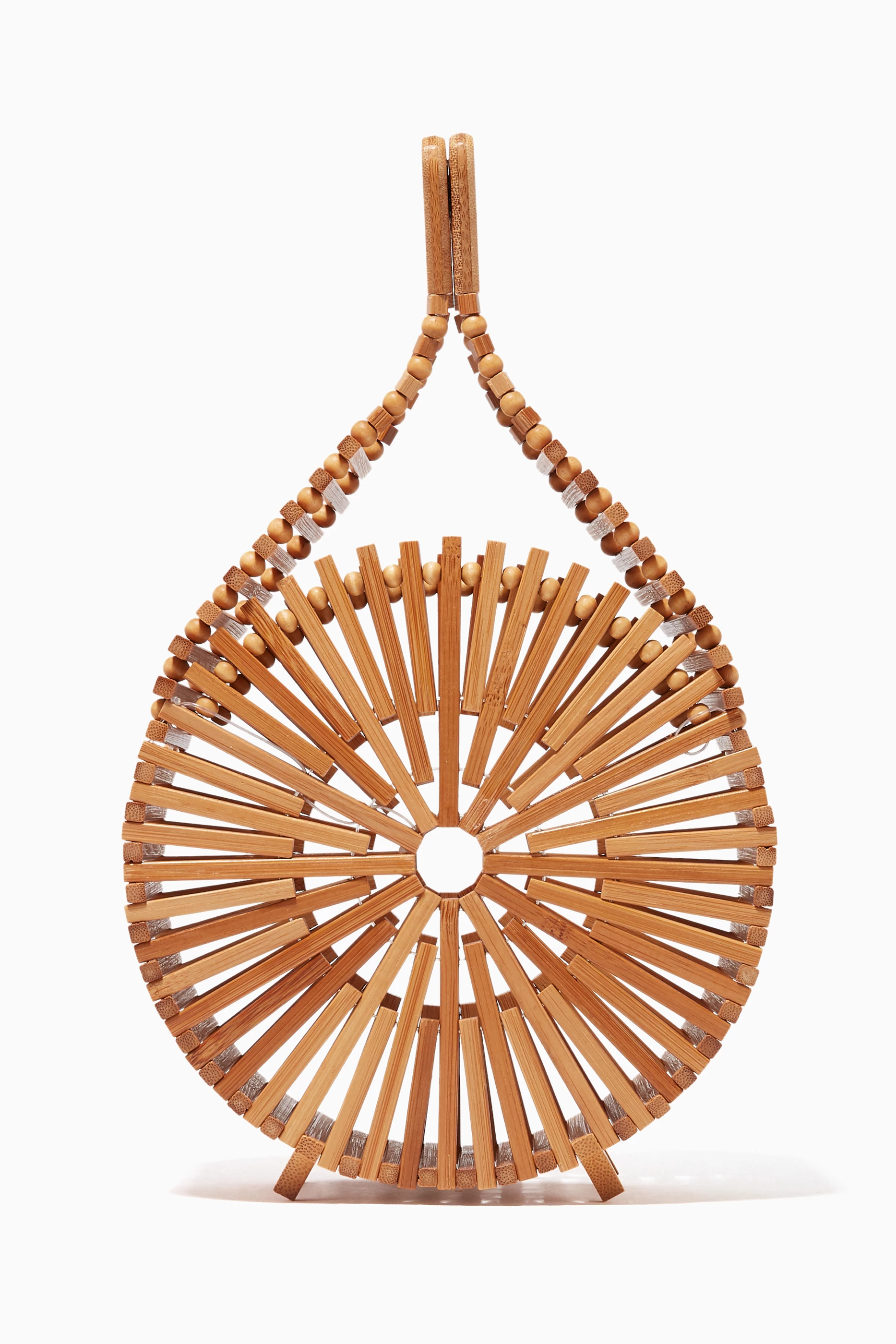 Buy Neutral Mini Zaha Bamboo Bag for WOMEN in UAE Ounass