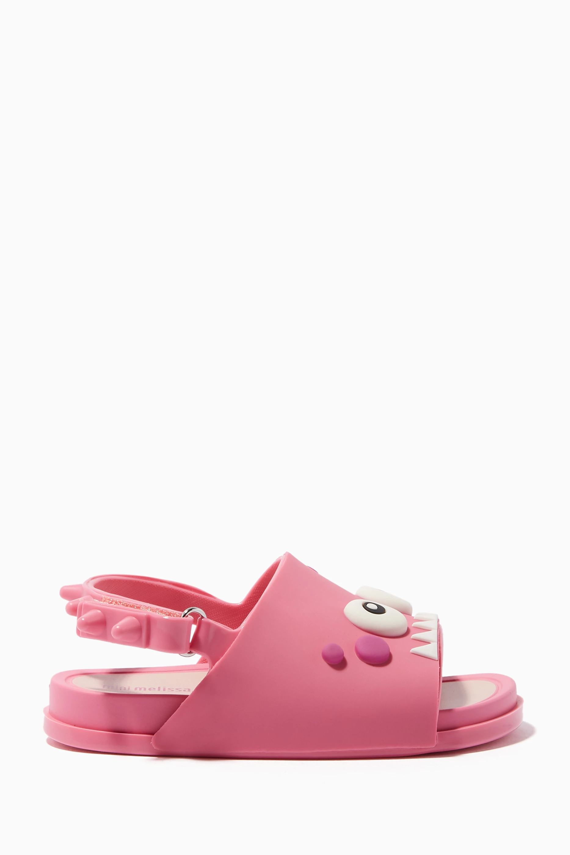 Buy Mini Melissa Pink Dino Beach Sandals for Girls in UAE Ounass