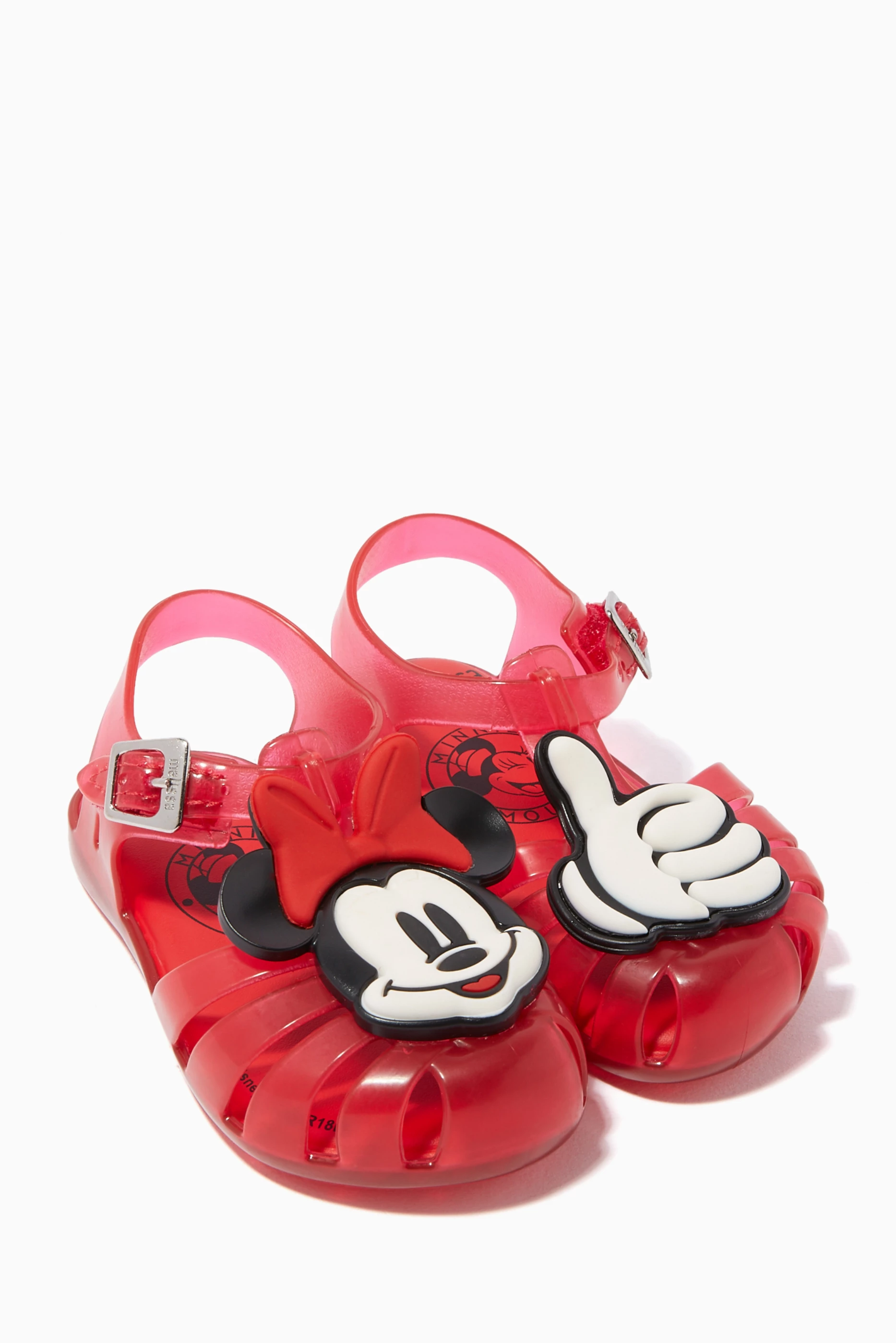 Buy Mini Melissa Red Mickey PVC Sandals for Girls in UAE Ounass