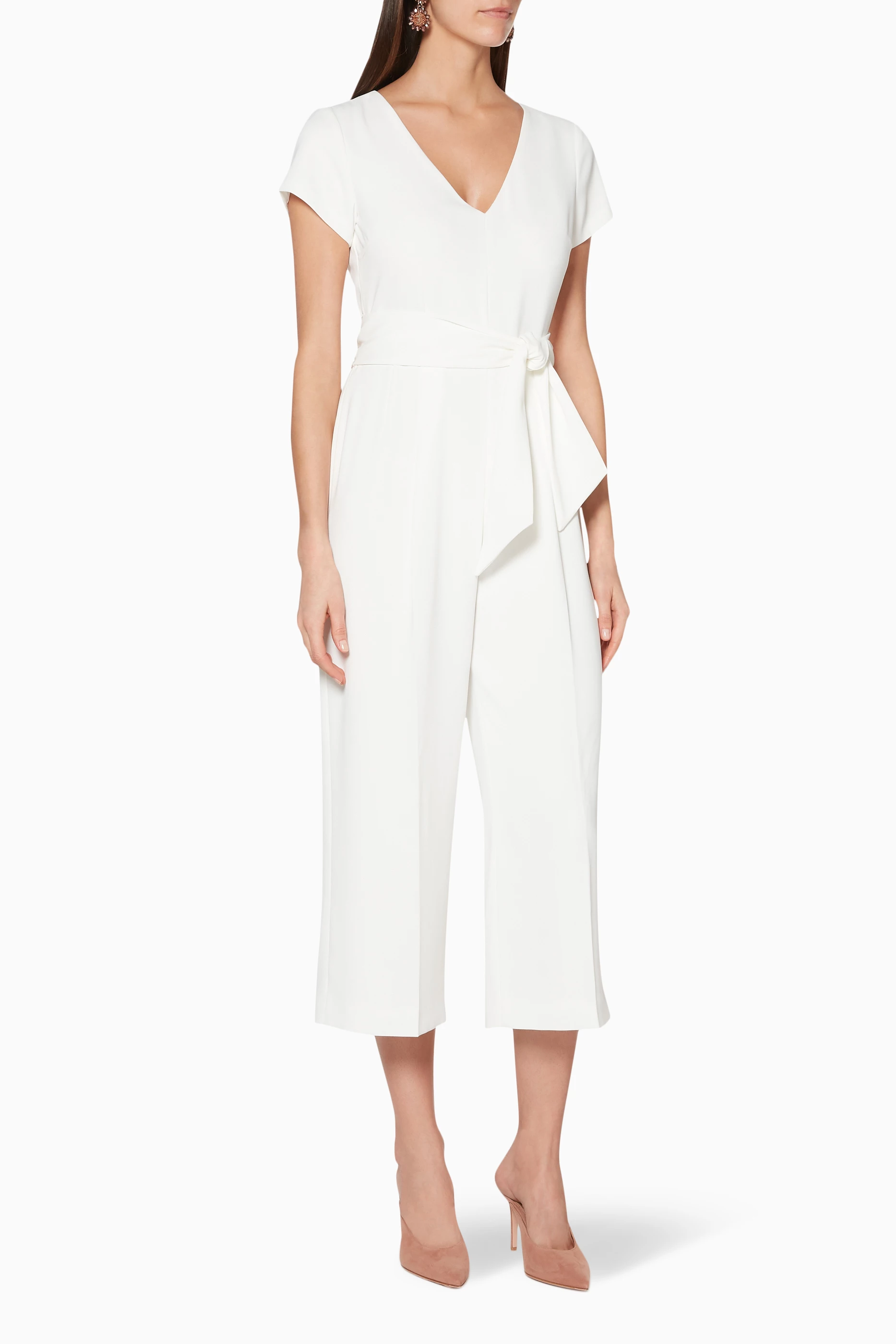 White jumpsuit club monaco clearance