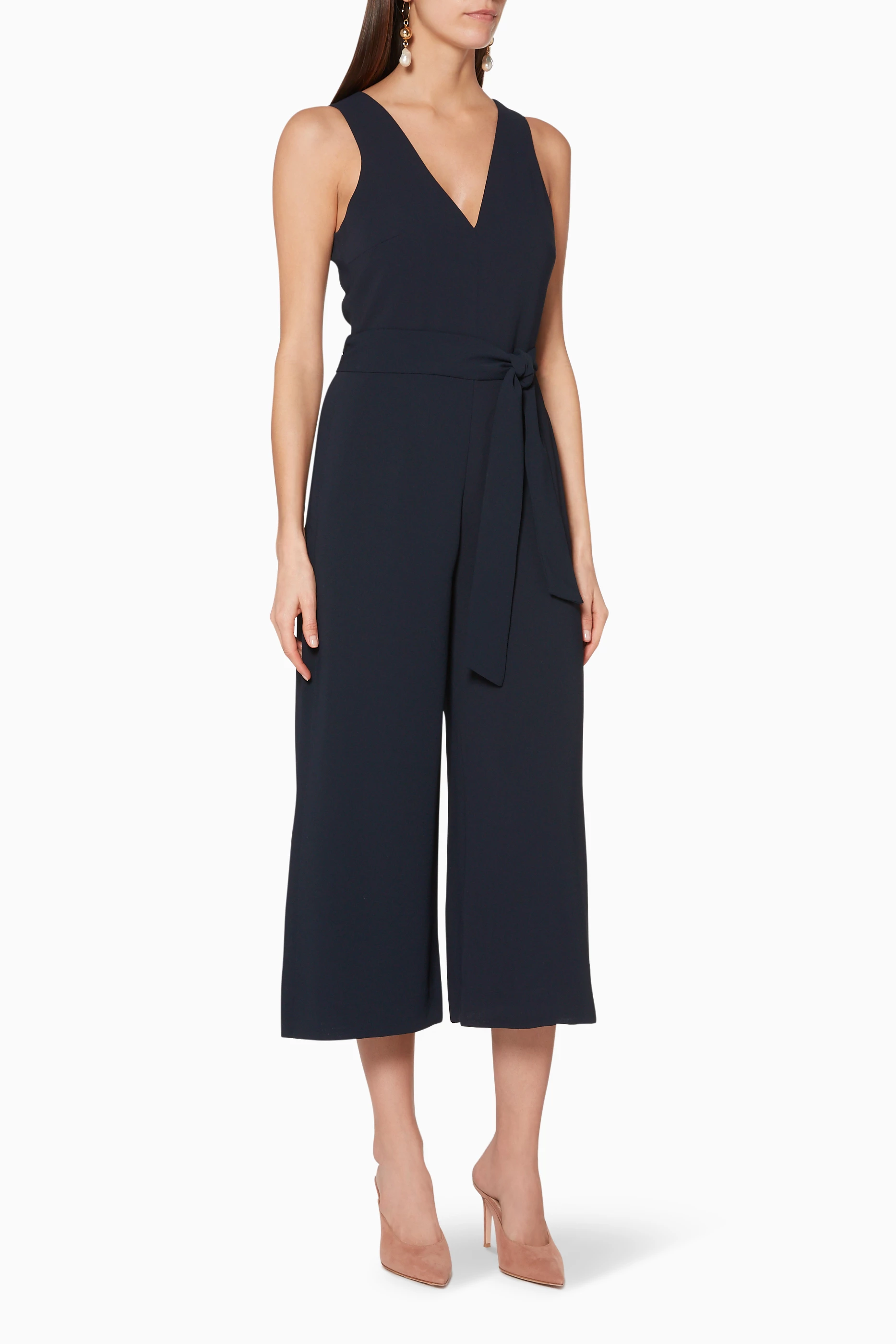Buy Club Monaco Blue Navy Blue Akinya Jumpsuit for Women in UAE Ounass