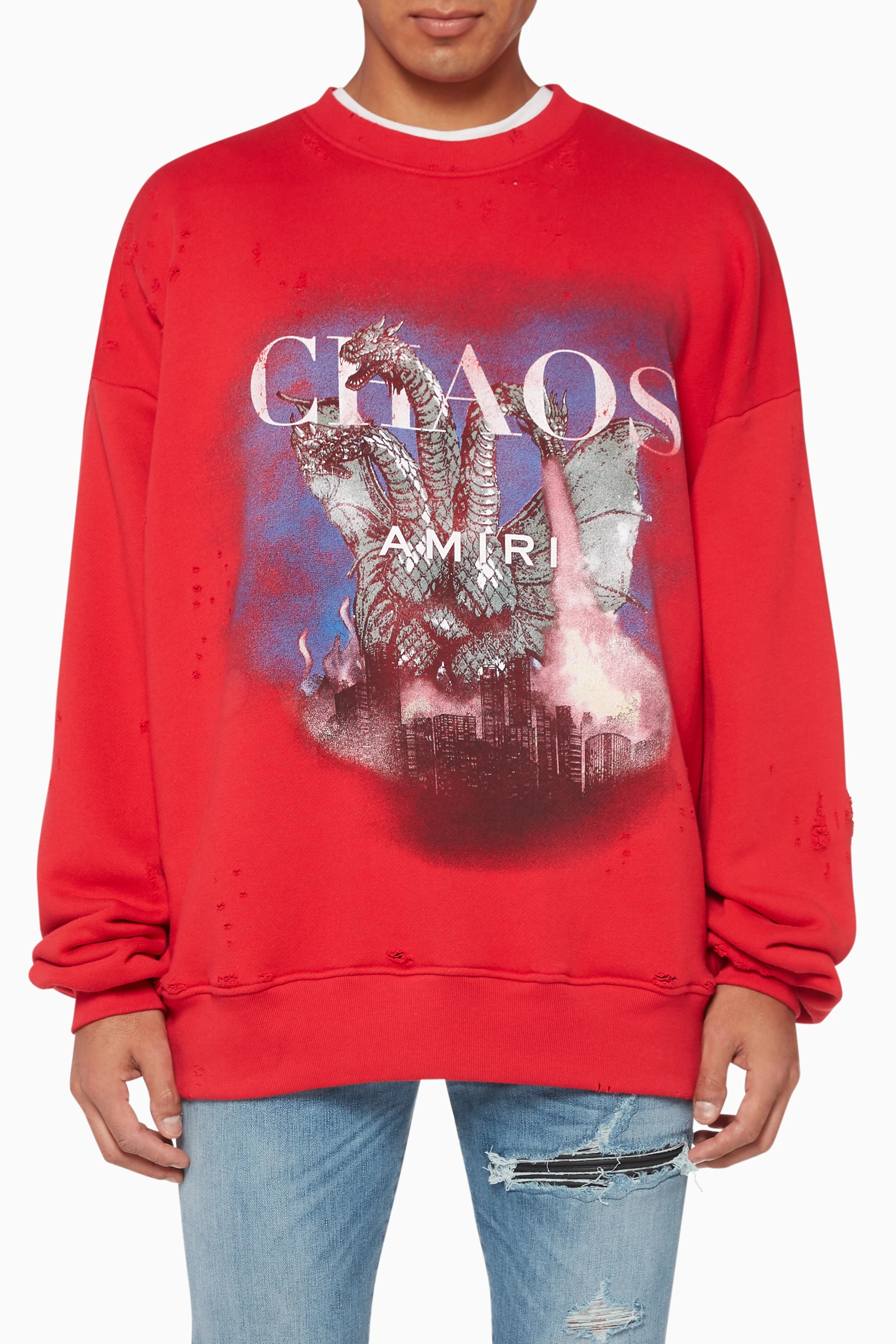 Amiri chaos deals sweatshirt