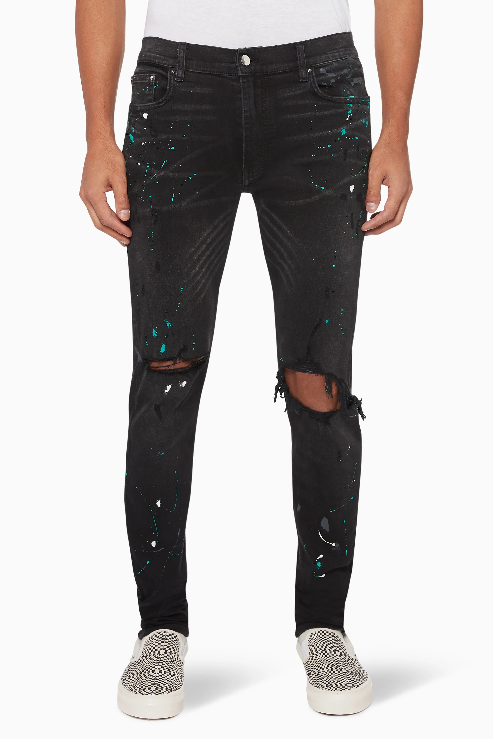Paint jeans sale mens