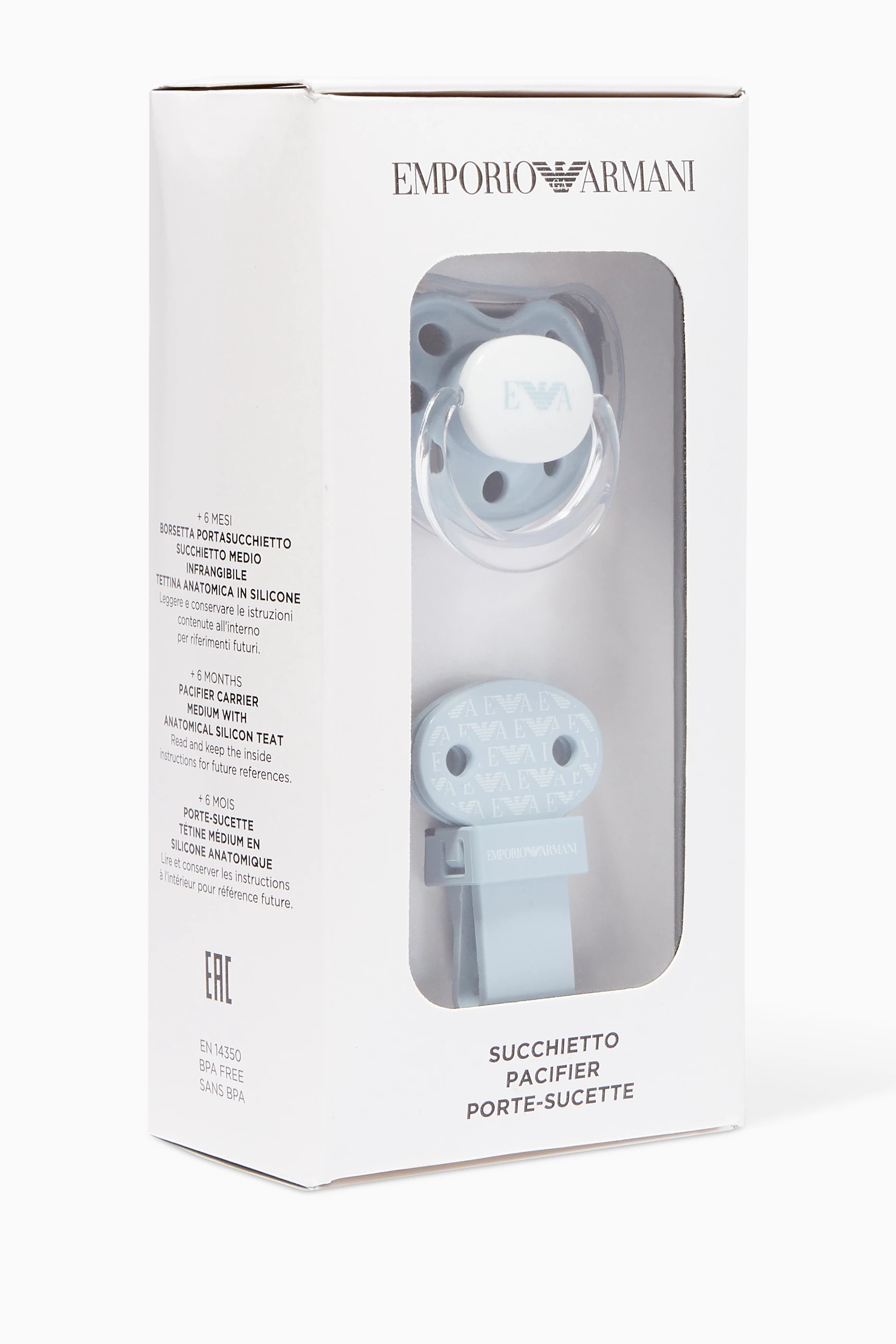Armani pacifier sale
