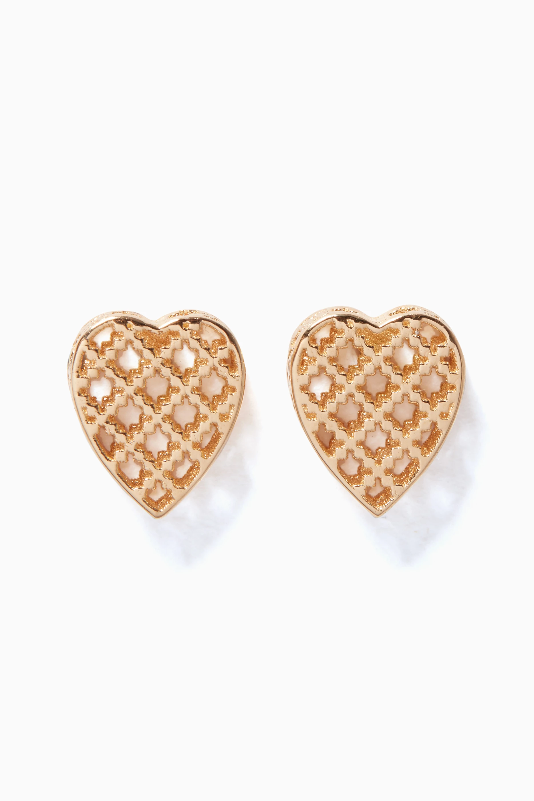Gucci heart earrings gold store
