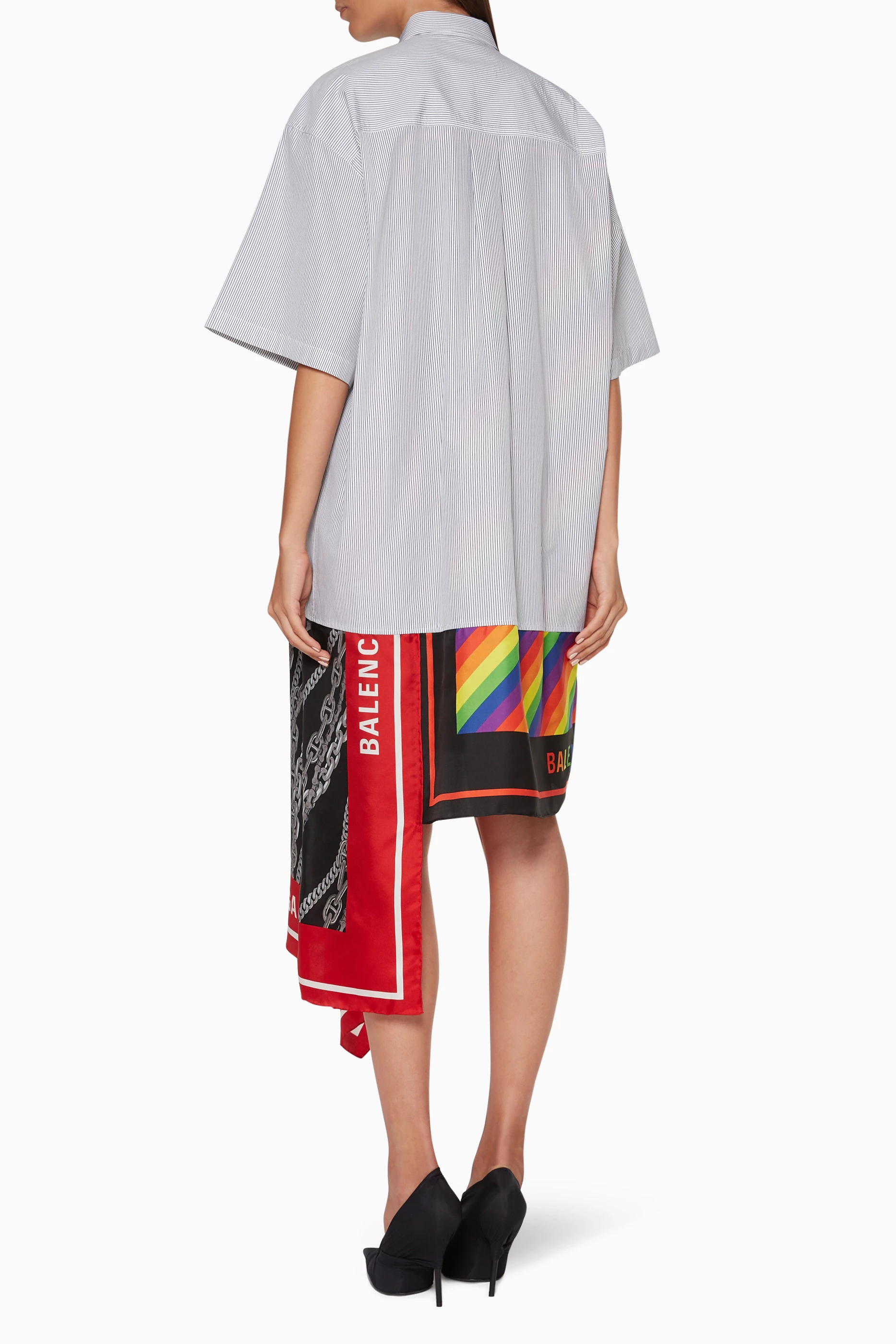 Balenciaga discount scarf dress