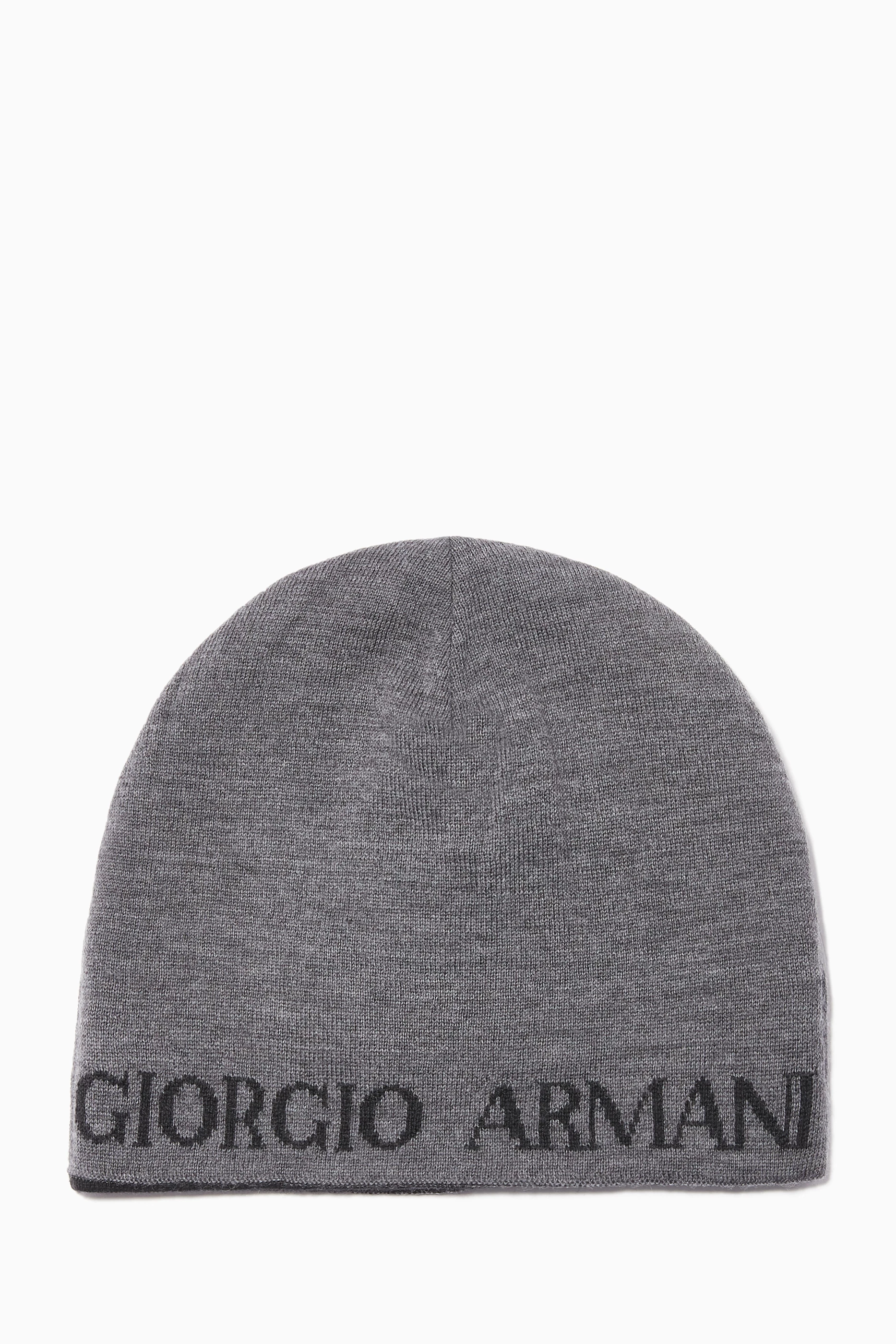 Giorgio armani on sale beanie hat