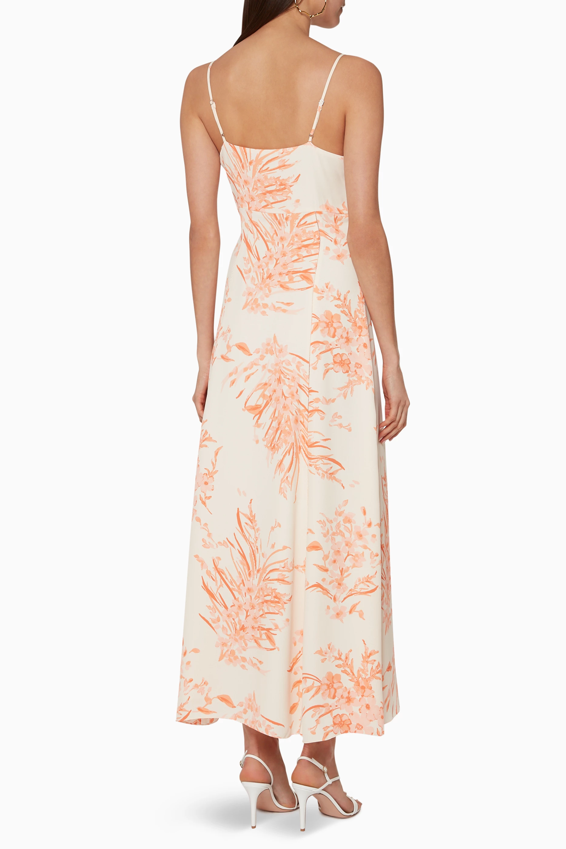 Buy Joie Orange Almona Printed Dress for Women in UAE Ounass