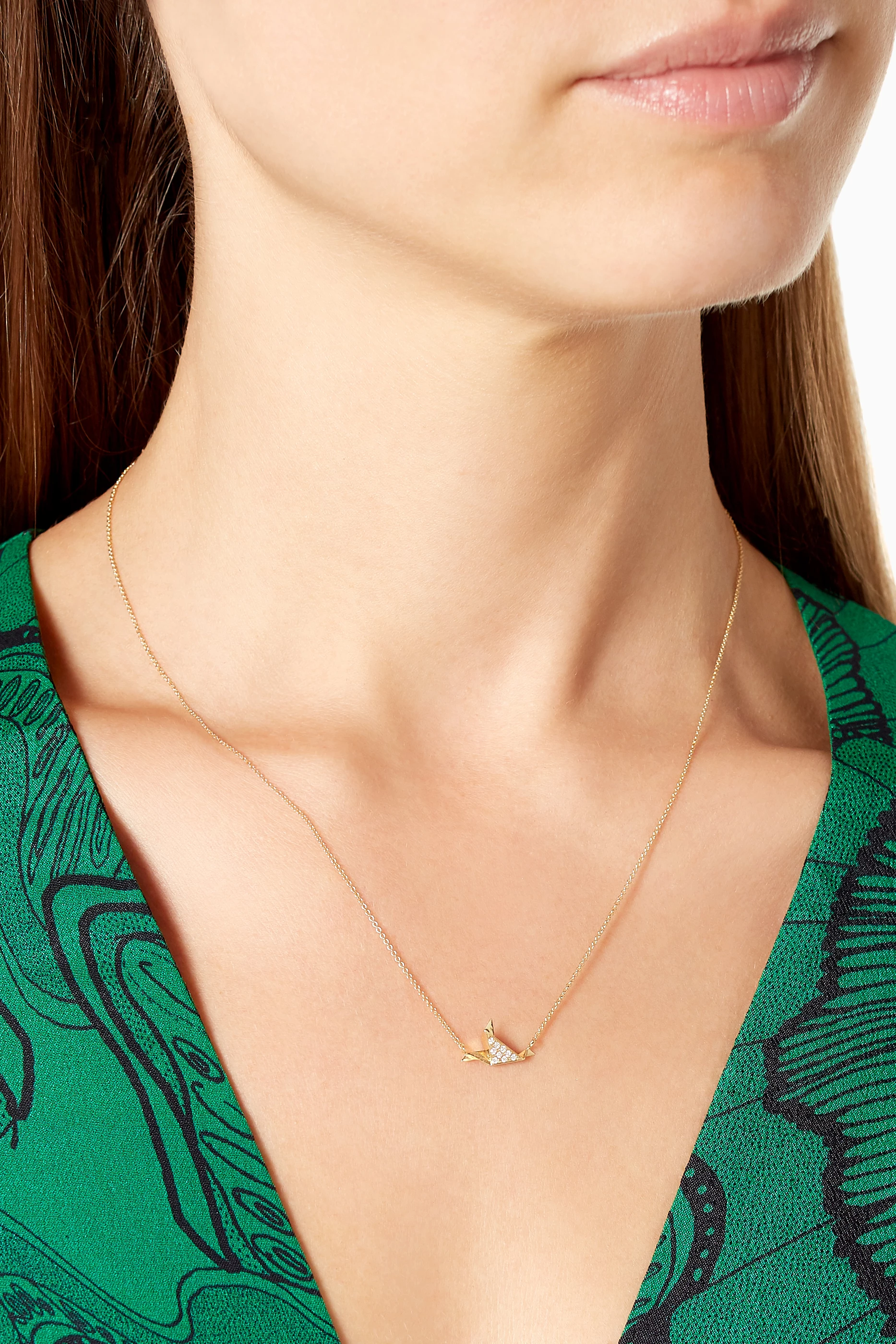 Diamond dove necklace outlet