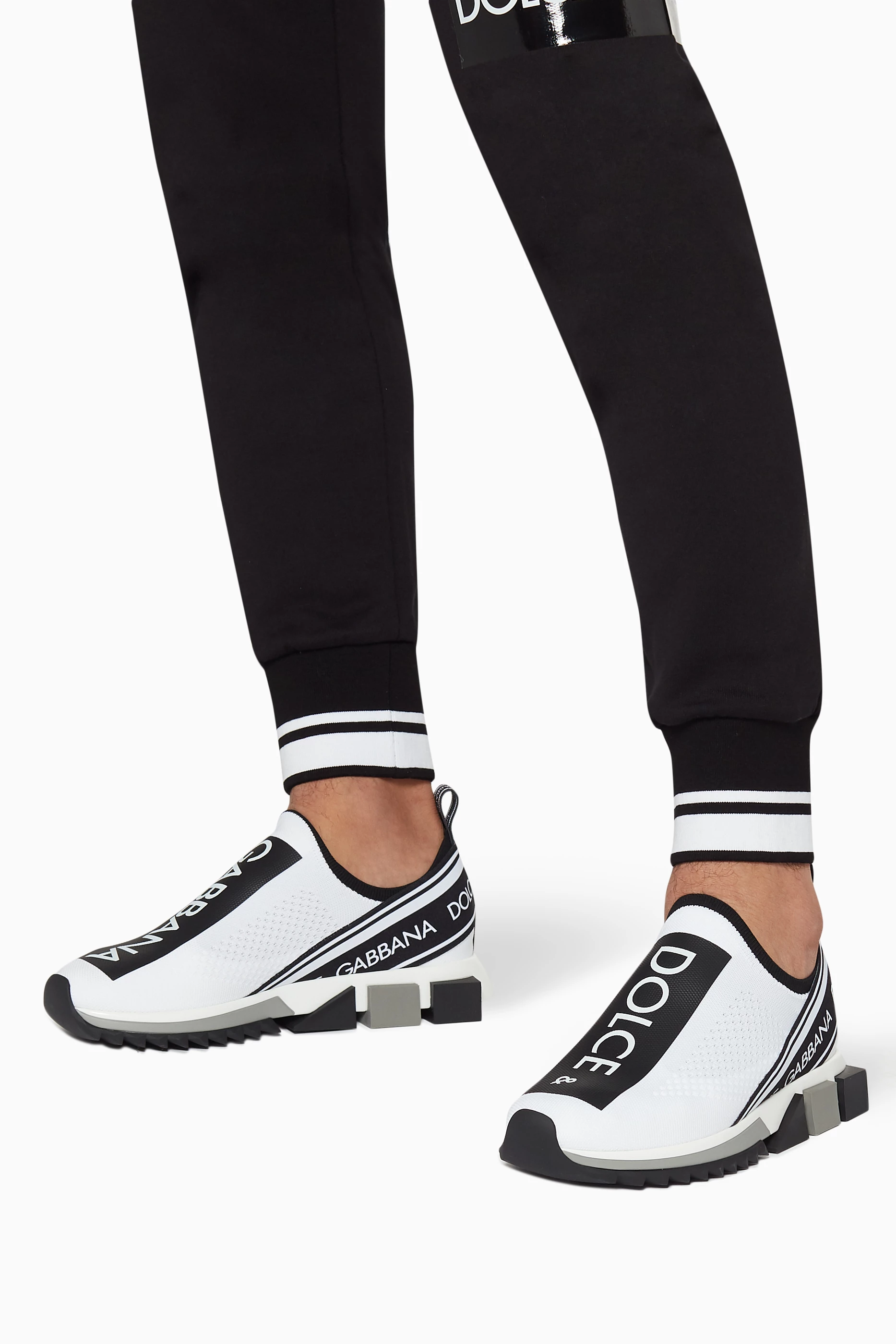 Dolce and gabbana sorrento top knitted trainers