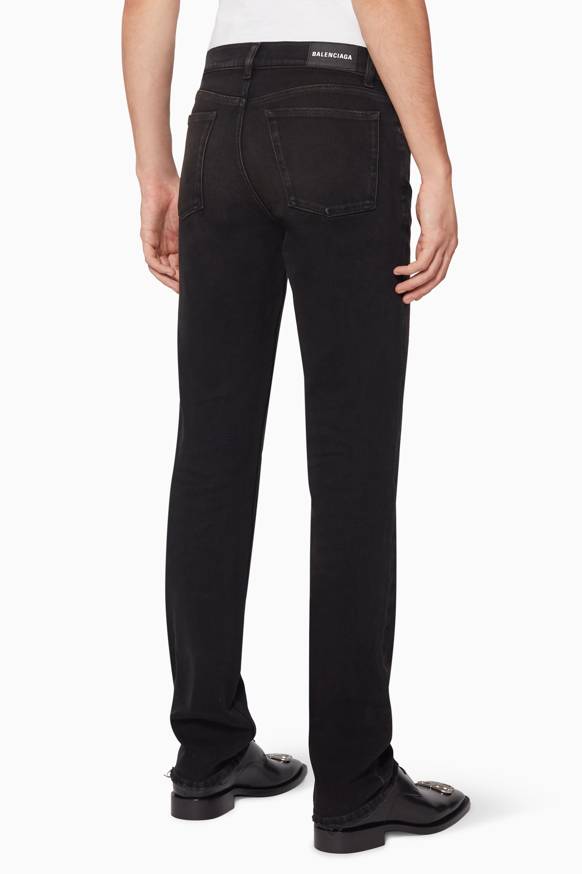 Balenciaga black jeans store