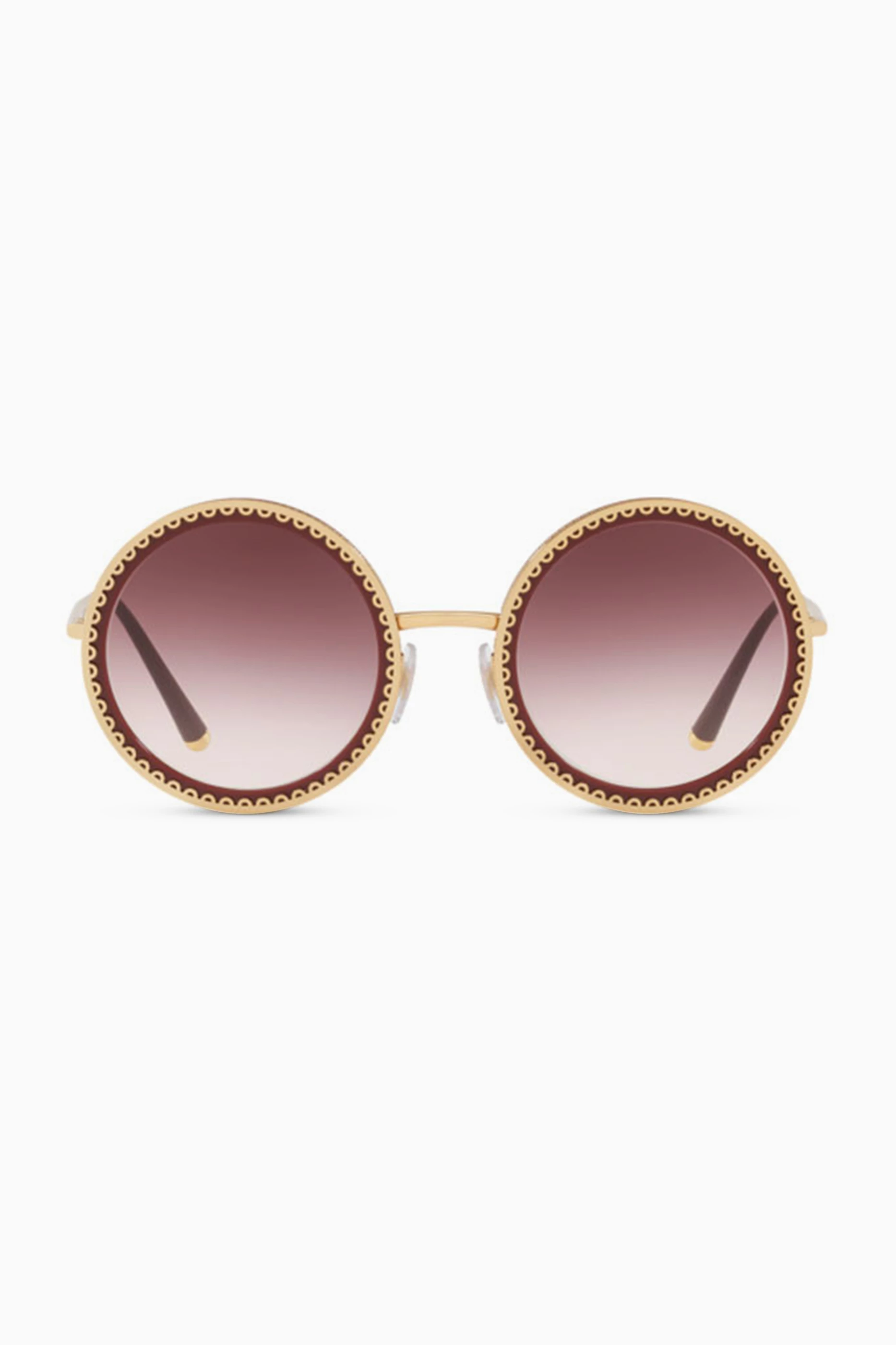 Buy Dolce Gabbana Multicolour Cuore Sacro Metal Round Sunglasses
