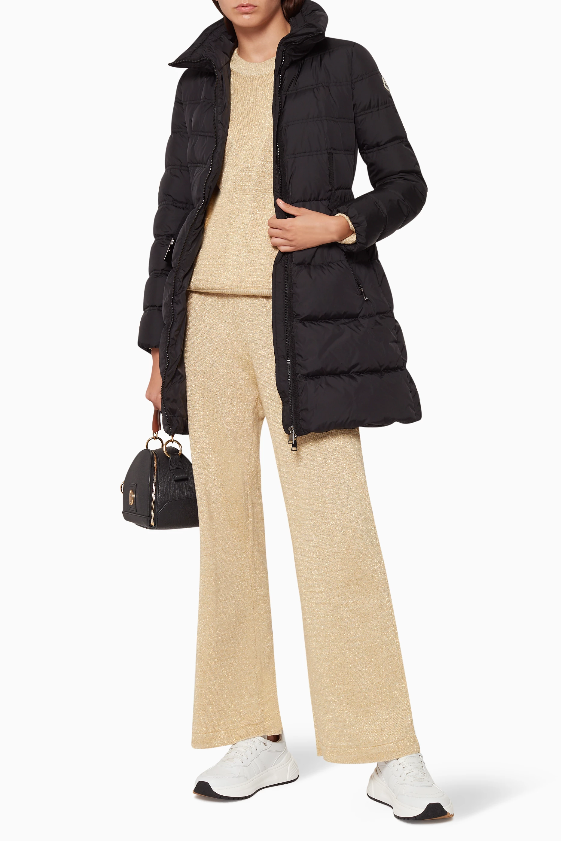 Buy Moncler Black Accenteur Jacket for Women in UAE Ounass