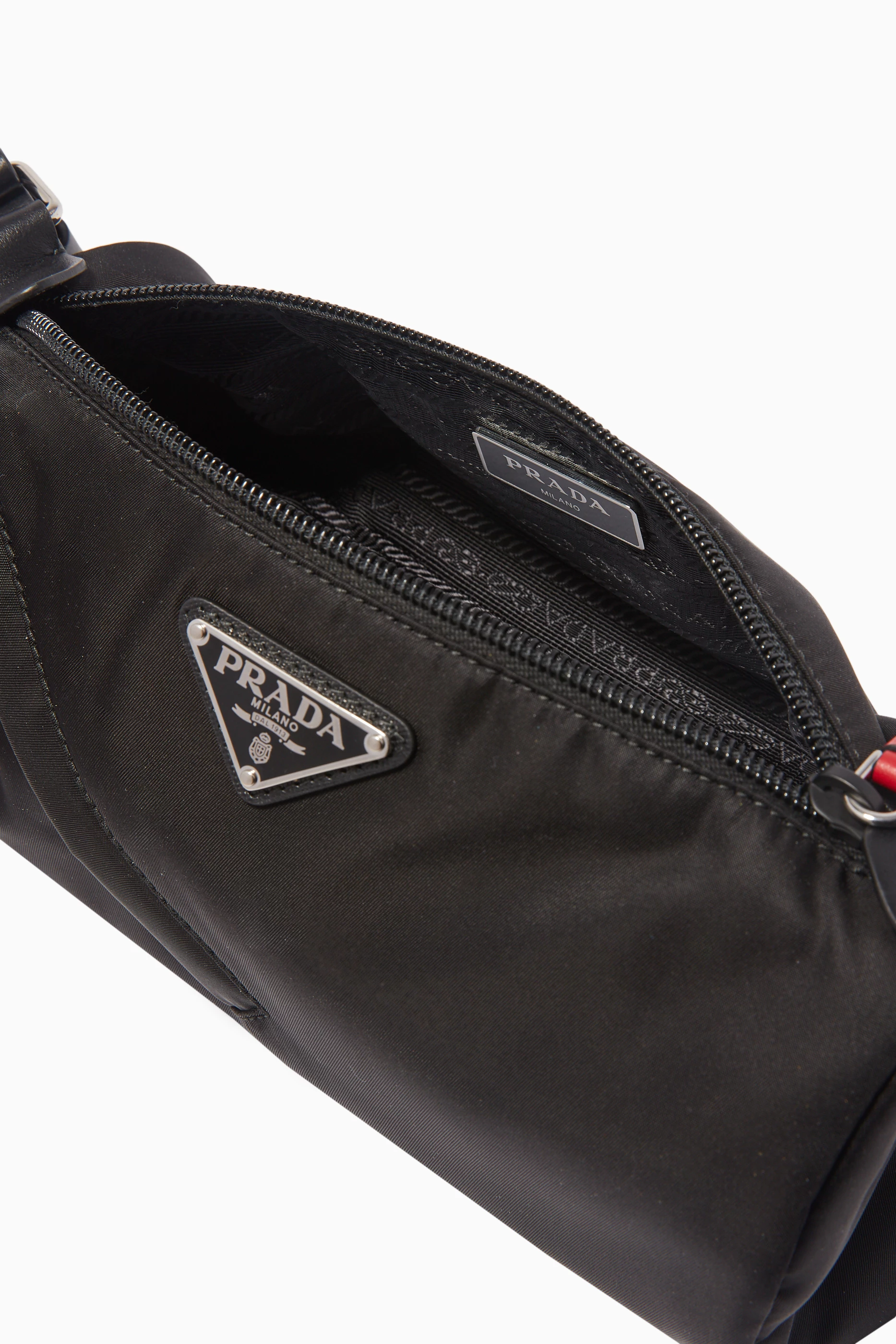 Buy Prada Black Small Baguette Shoulder Bag for Women in UAE Ounass