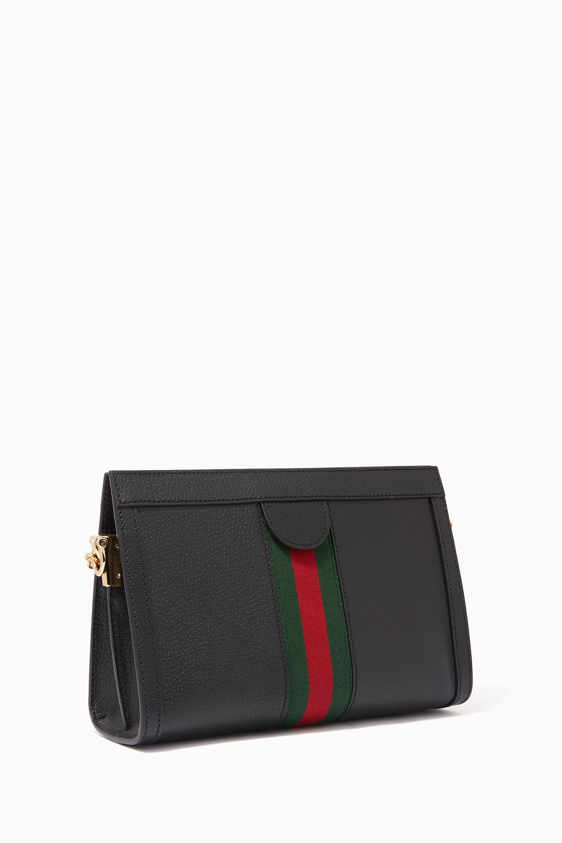 Ophidia small shoulder bag top black