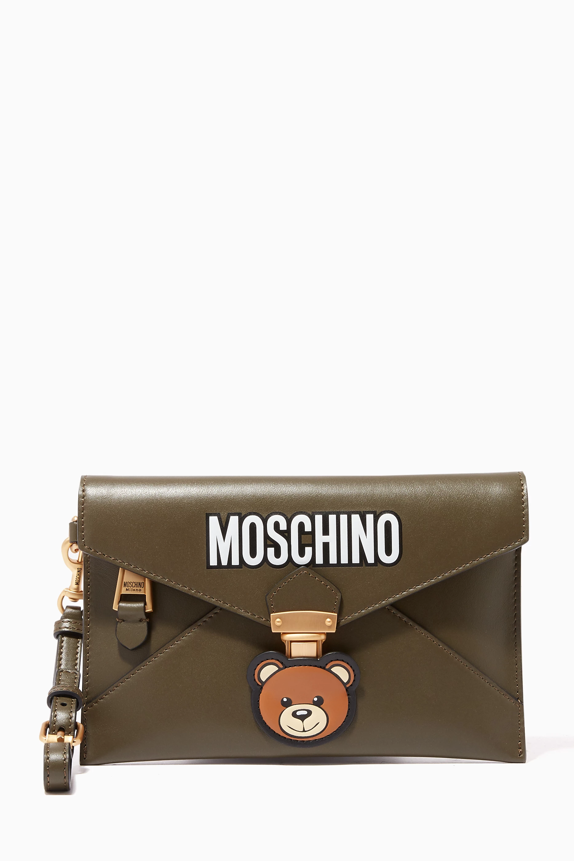 Moschino teddy bear clutch bag outlet