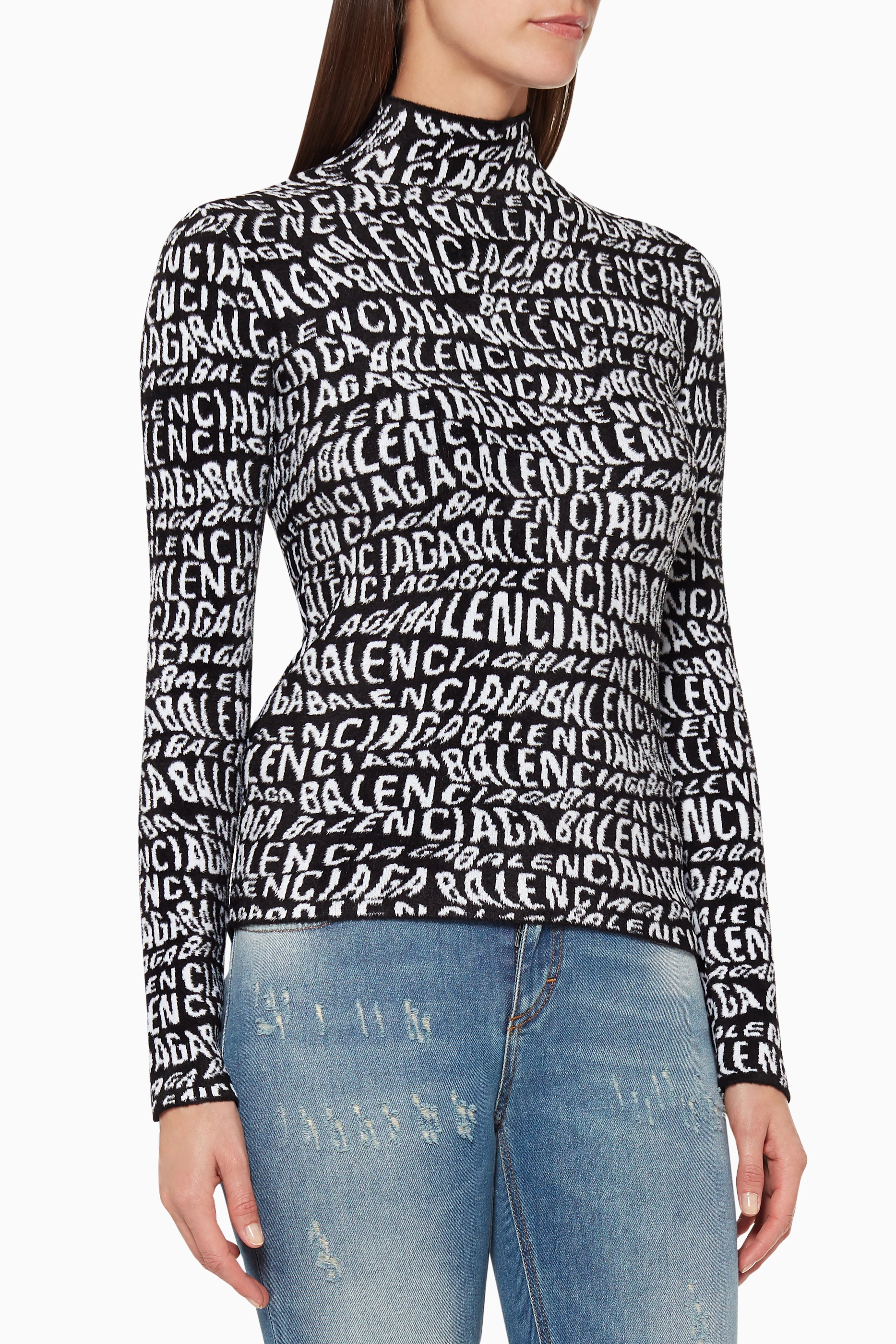 Balenciaga turtleneck sweater hotsell